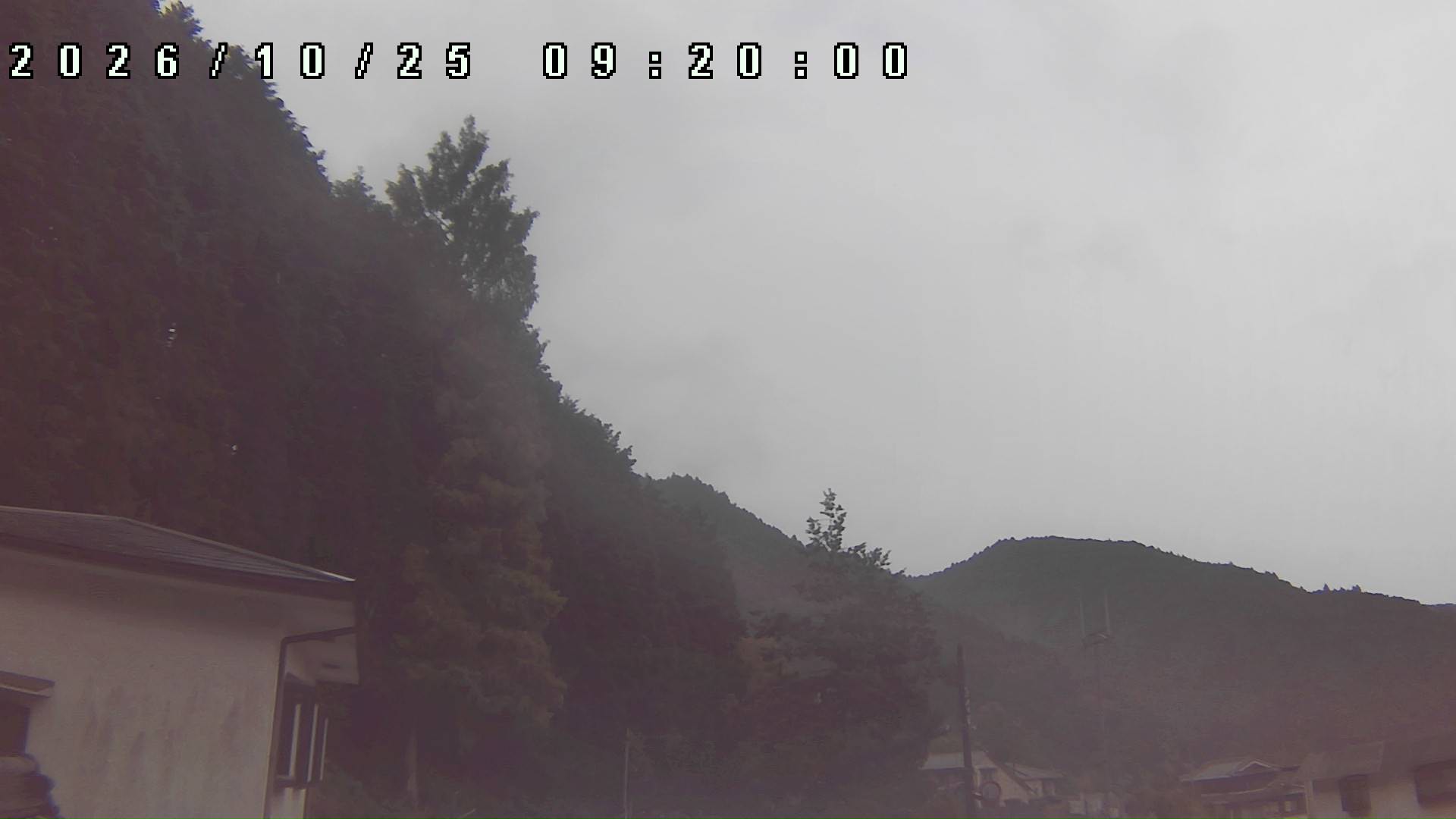 2026年10月25日 09:20ごろの金剛山登山口周辺の空