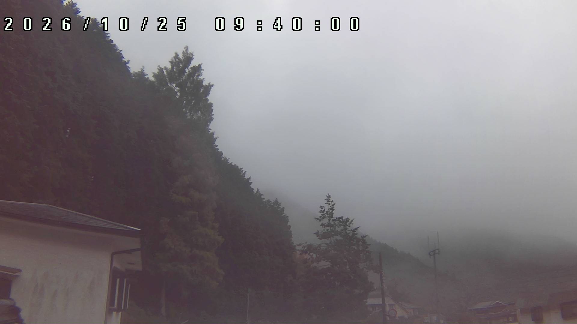 2026年10月25日 09:40ごろの金剛山登山口周辺の空
