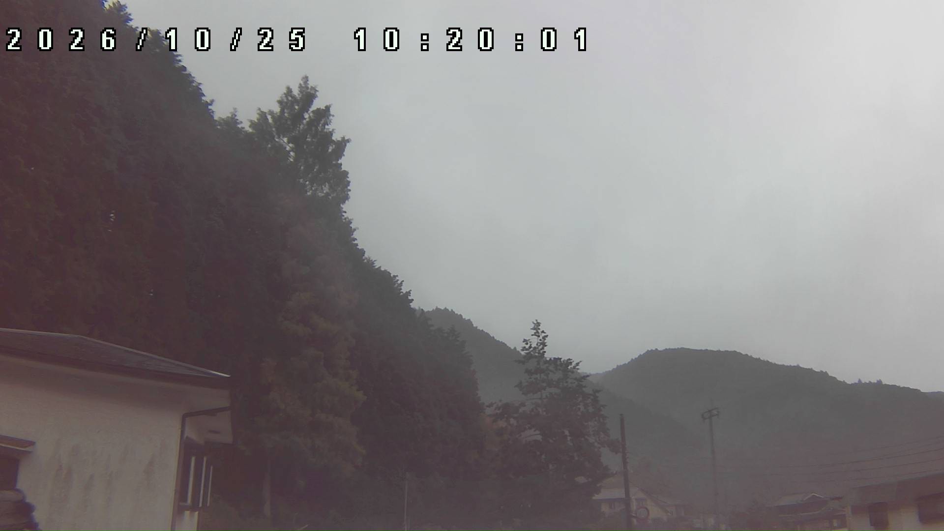 2026年10月25日 10:20ごろの金剛山登山口周辺の空