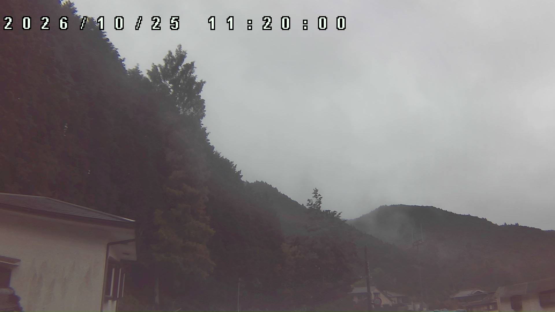 2026年10月25日 11:20ごろの金剛山登山口周辺の空