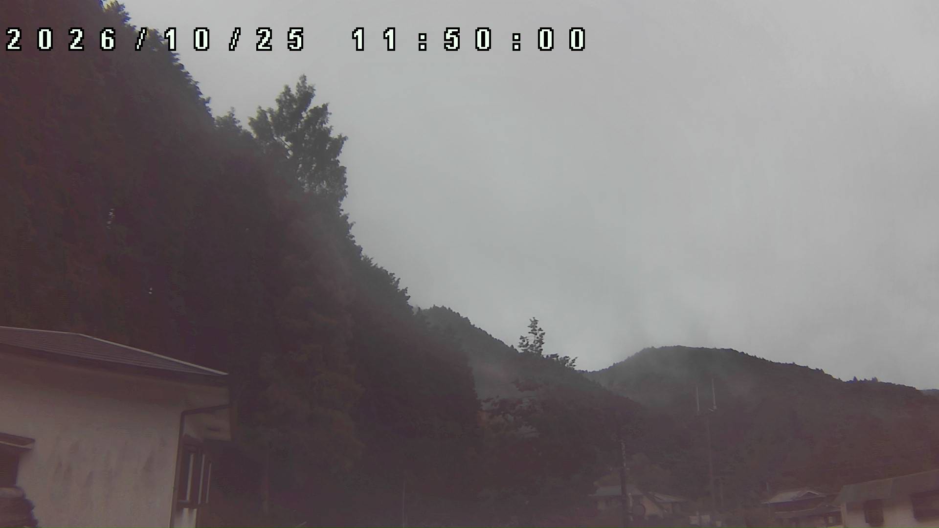 2026年10月25日 11:50ごろの金剛山登山口周辺の空