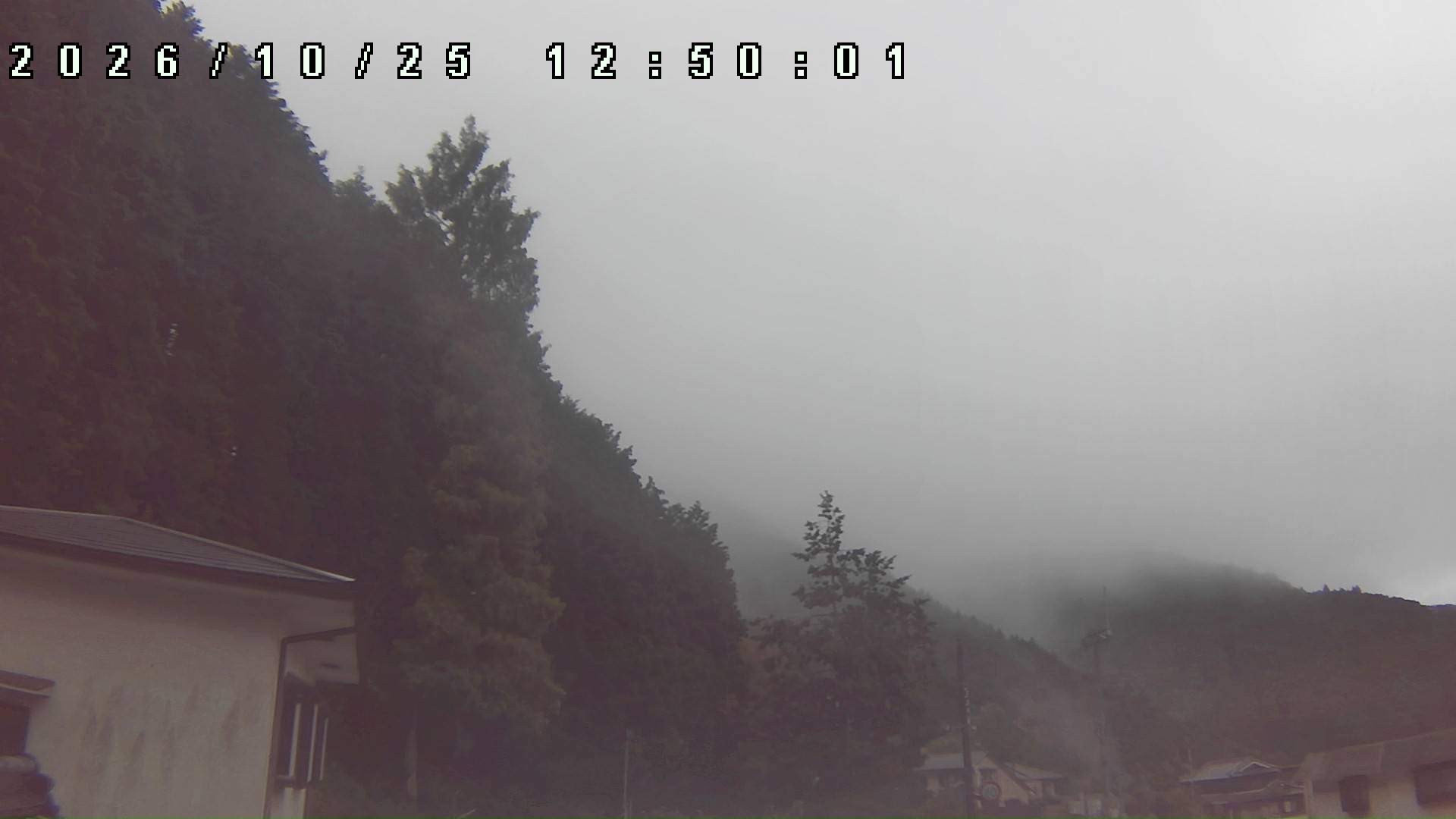 2026年10月25日 12:50ごろの金剛山登山口周辺の空