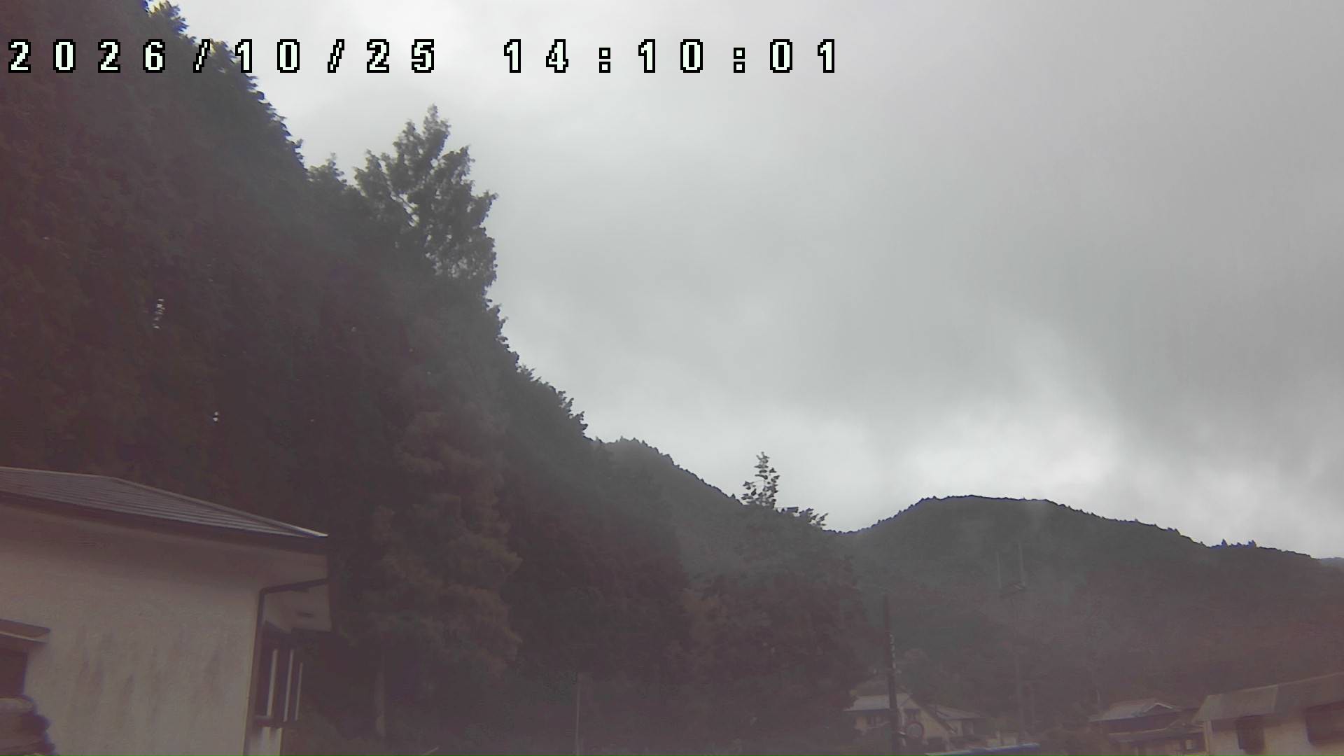 2026年10月25日 14:10ごろの金剛山登山口周辺の空