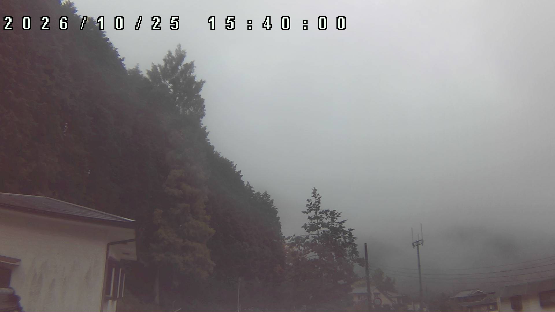 2026年10月25日 15:40ごろの金剛山登山口周辺の空