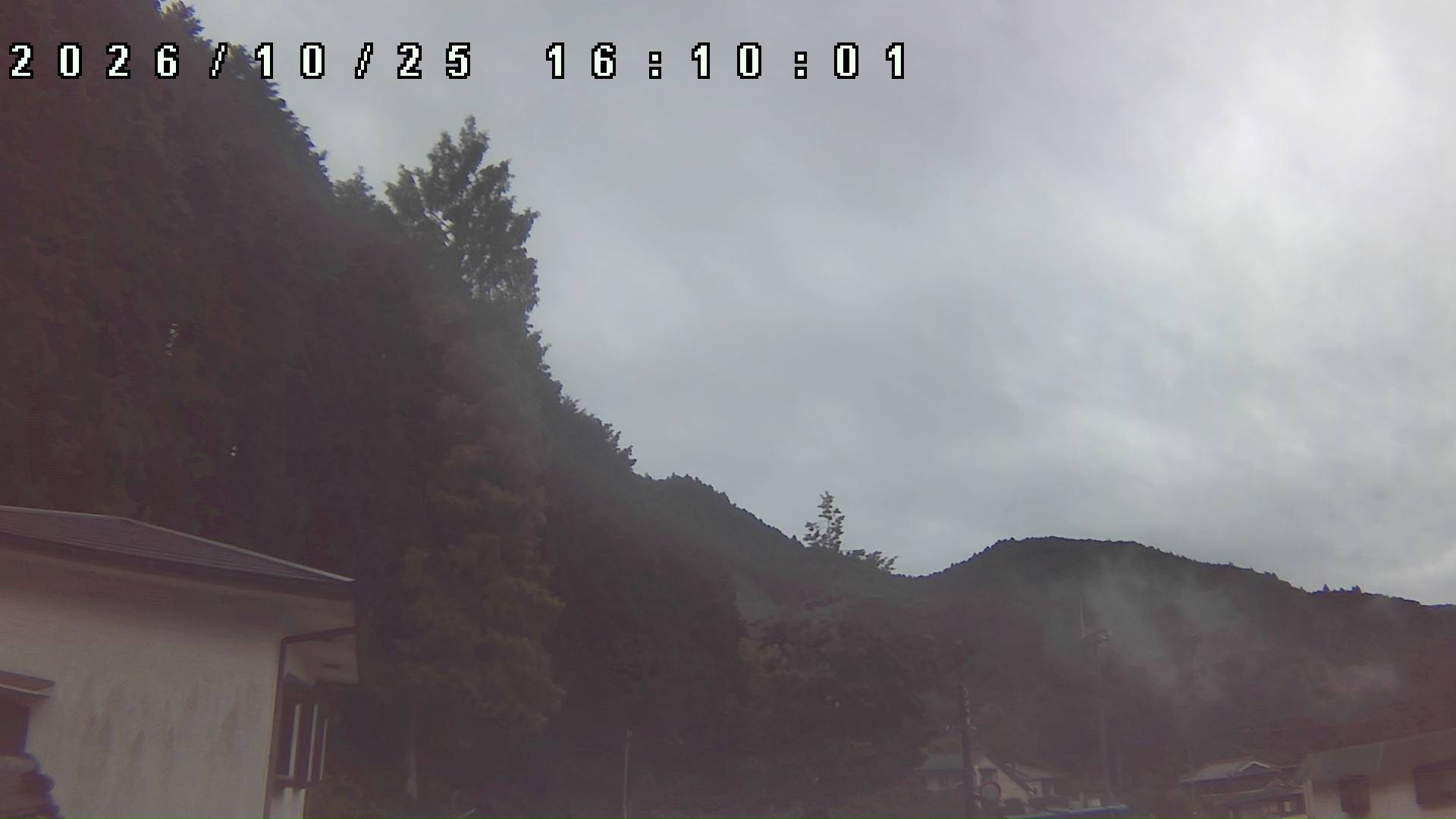 2026年10月25日 16:10ごろの金剛山登山口周辺の空