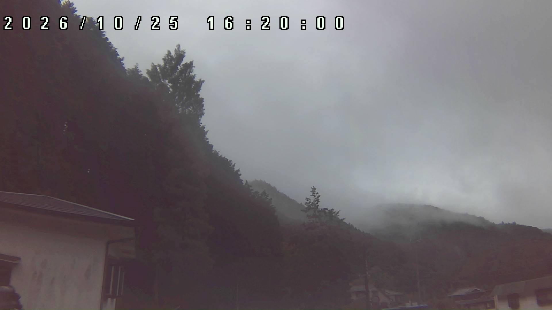 2026年10月25日 16:20ごろの金剛山登山口周辺の空