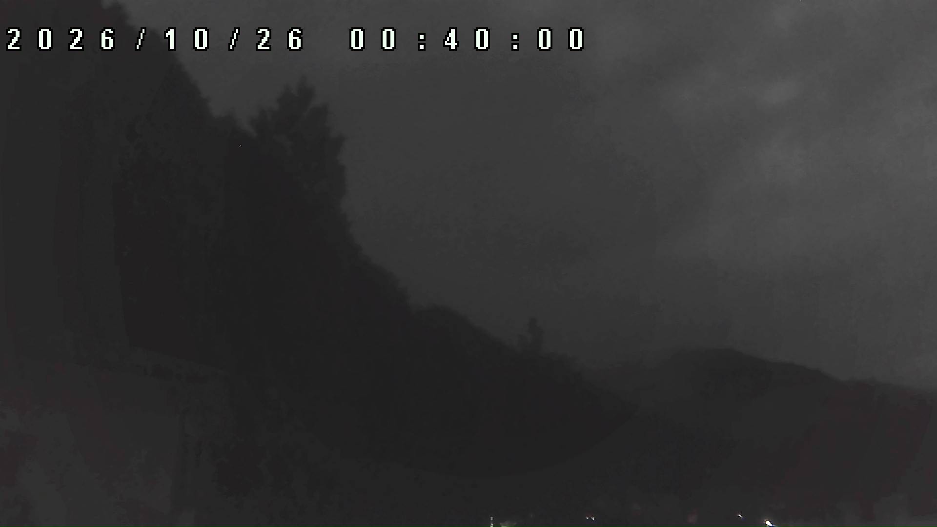 2026年10月26日 00:40ごろの金剛山登山口周辺の空