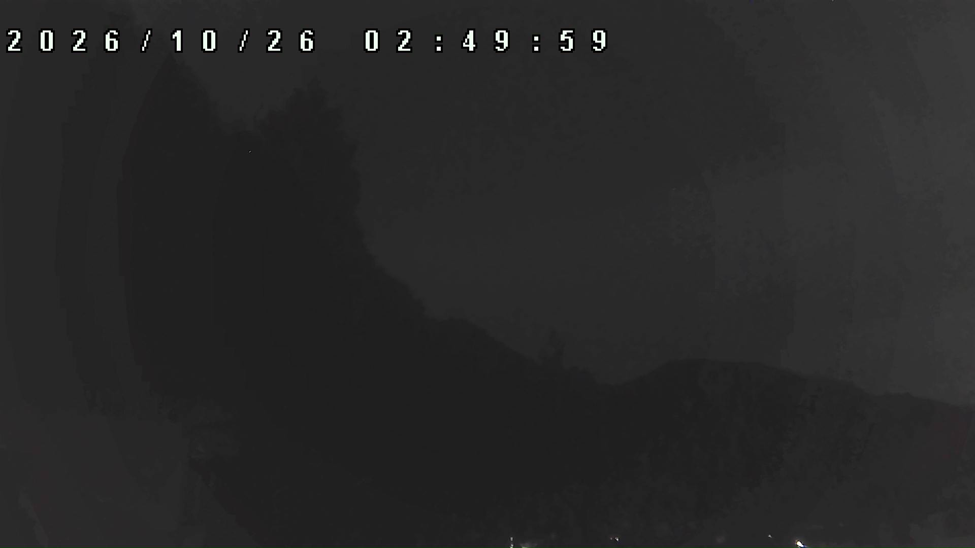 2026年10月26日 02:50ごろの金剛山登山口周辺の空