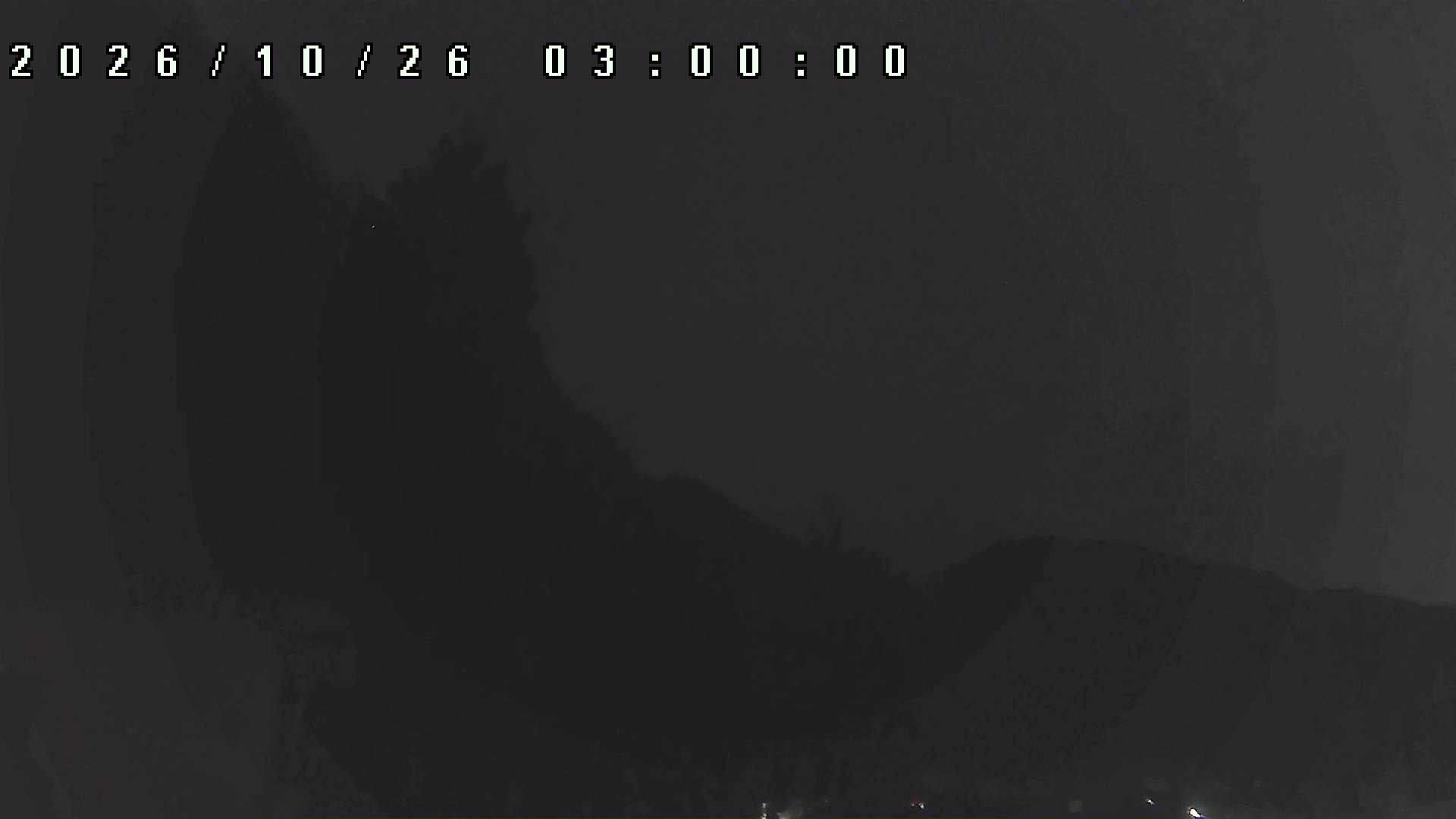 2026年10月26日 03:00ごろの金剛山登山口周辺の空