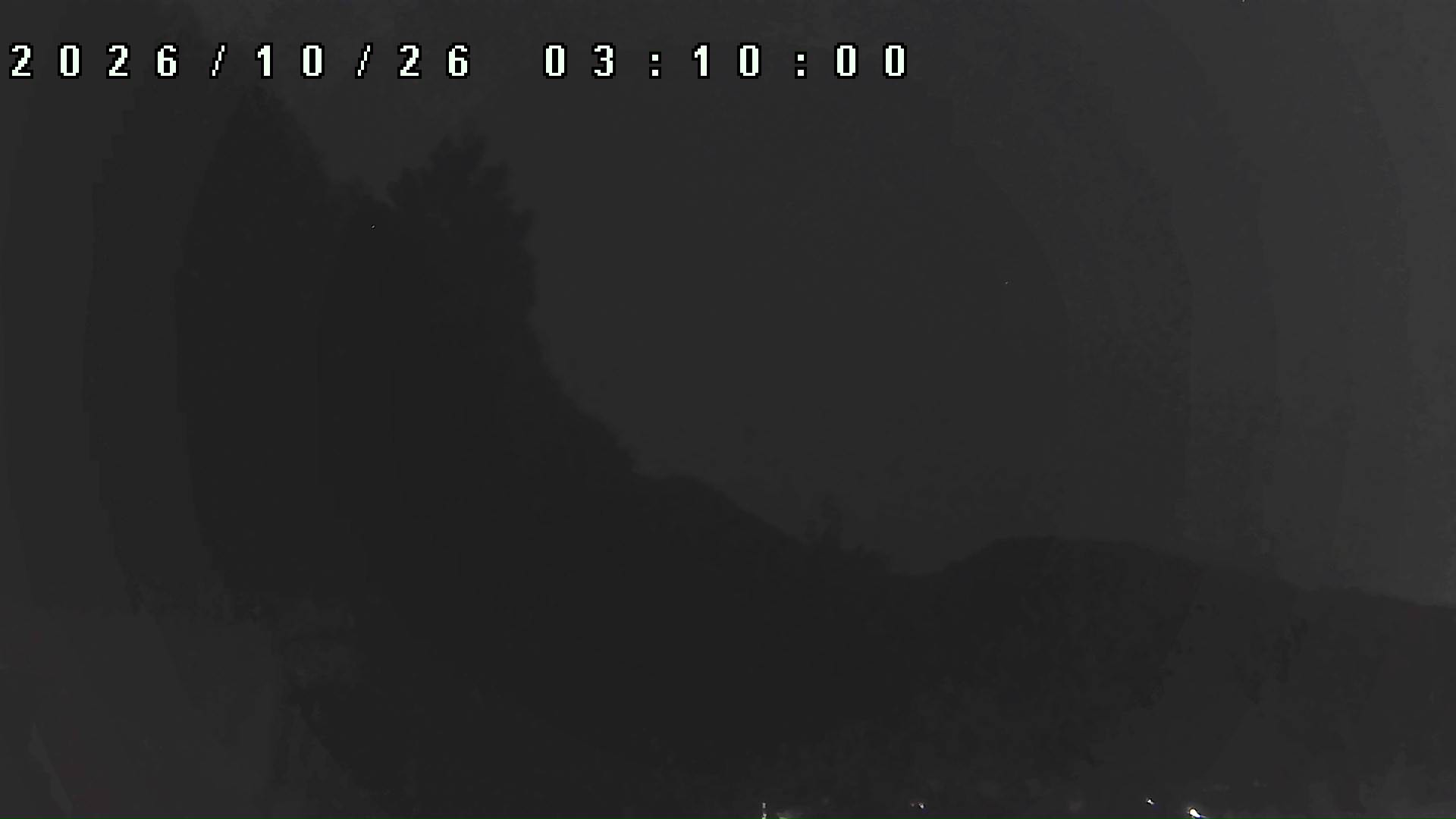 2026年10月26日 03:10ごろの金剛山登山口周辺の空