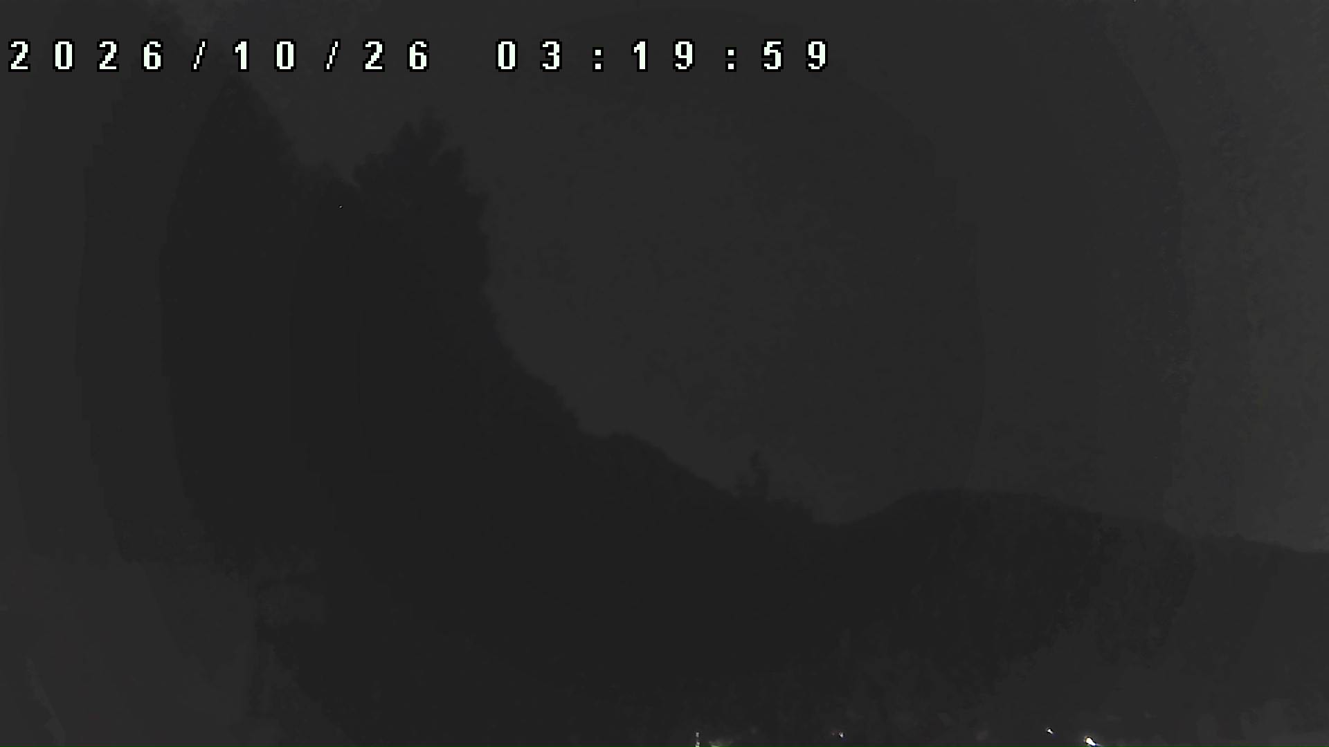 2026年10月26日 03:20ごろの金剛山登山口周辺の空