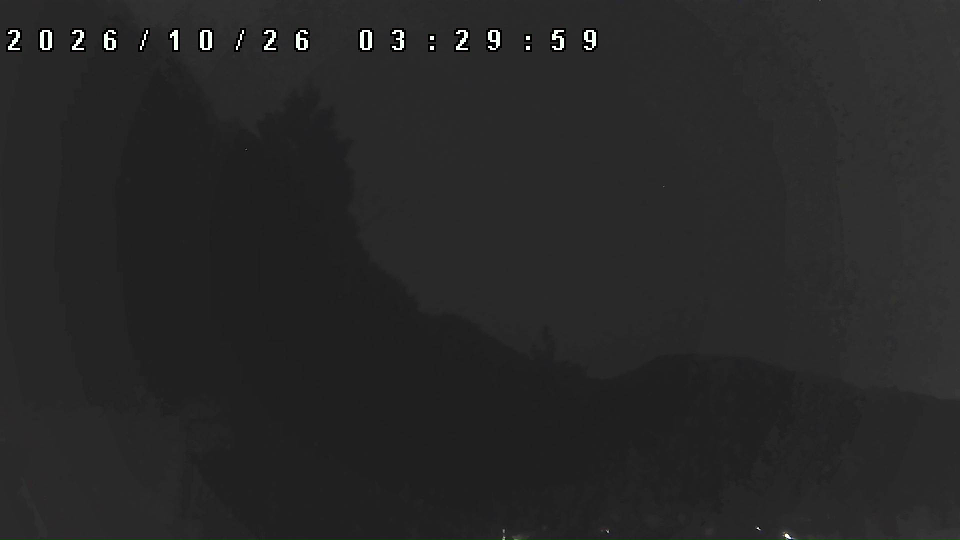 2026年10月26日 03:30ごろの金剛山登山口周辺の空