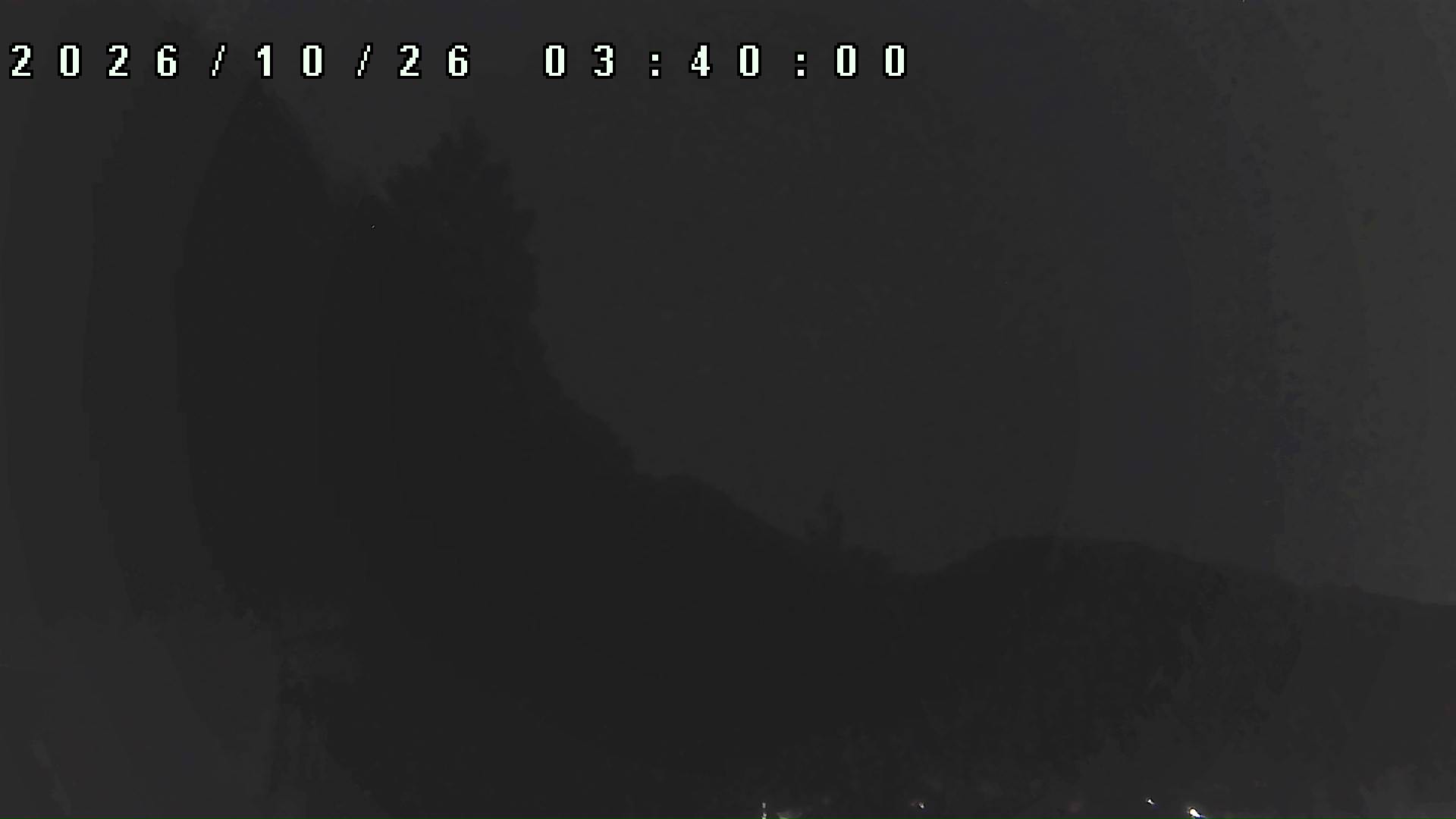 2026年10月26日 03:40ごろの金剛山登山口周辺の空