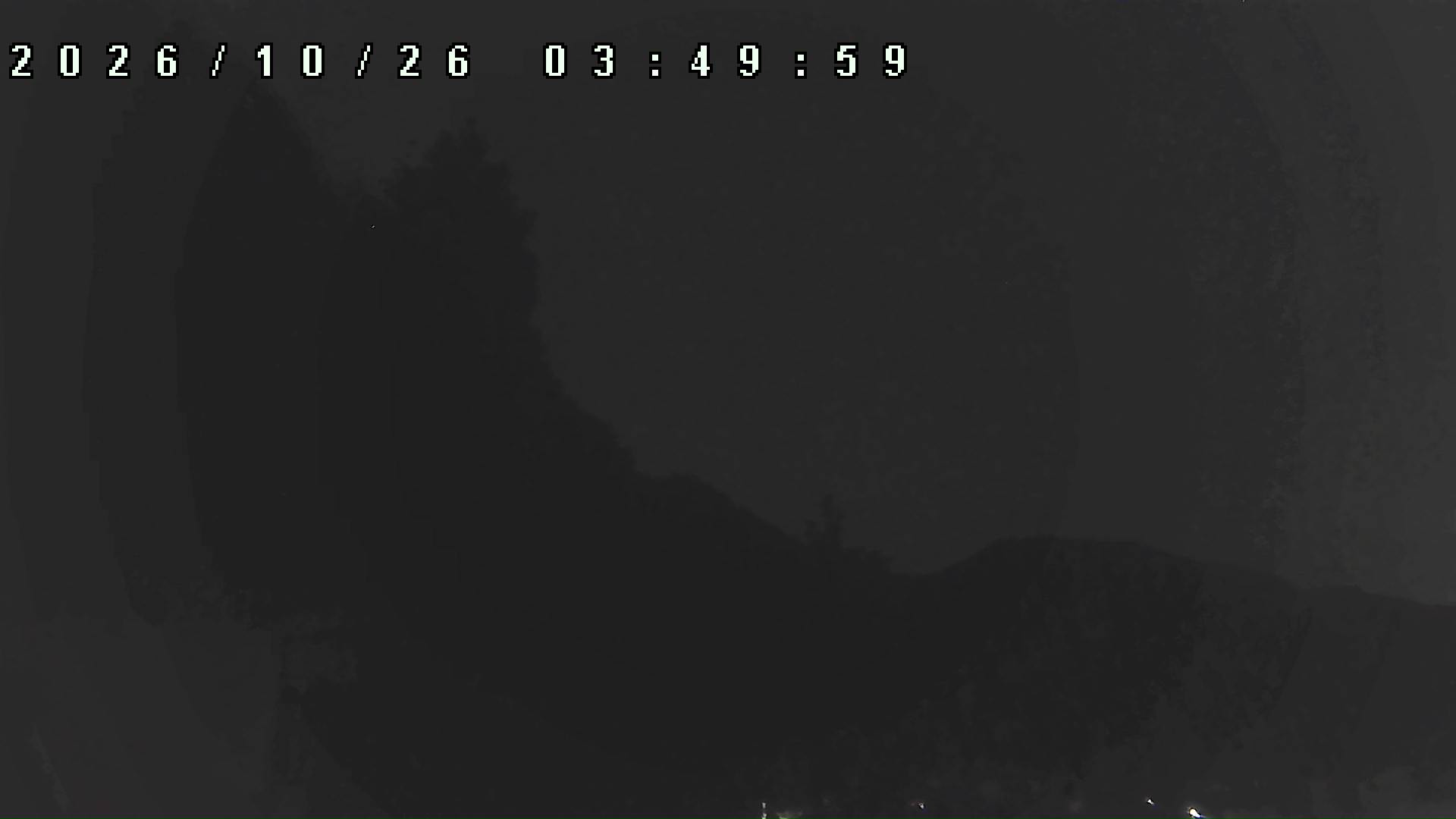 2026年10月26日 03:50ごろの金剛山登山口周辺の空