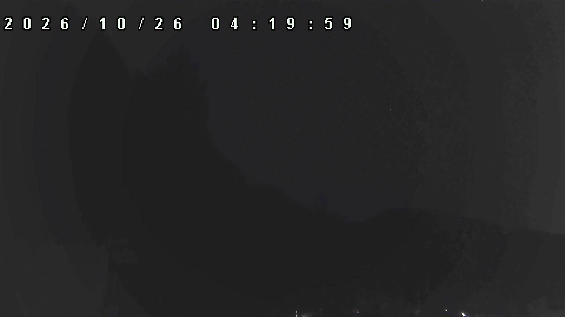 2026年10月26日 04:20ごろの金剛山登山口周辺の空