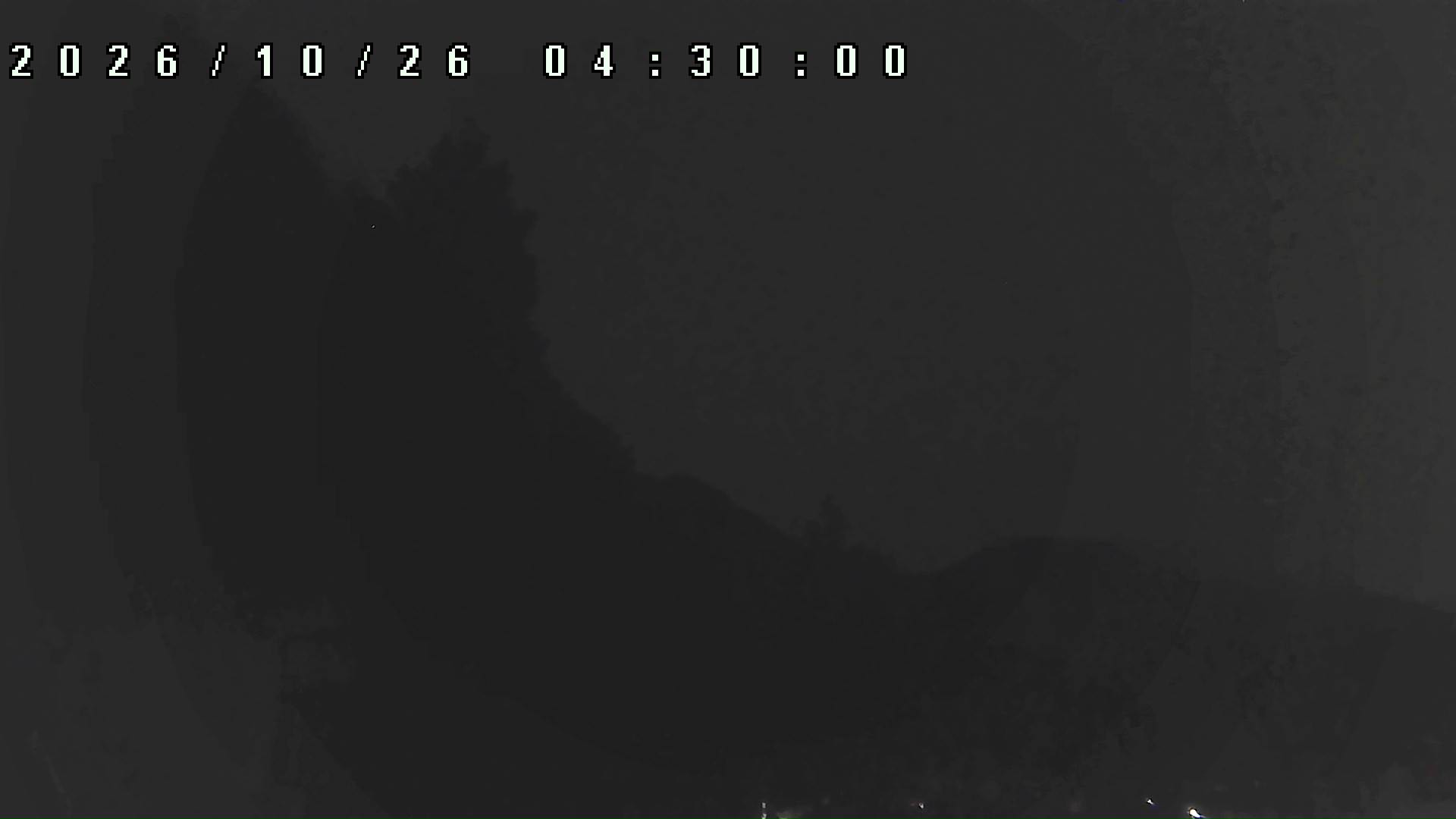 2026年10月26日 04:30ごろの金剛山登山口周辺の空