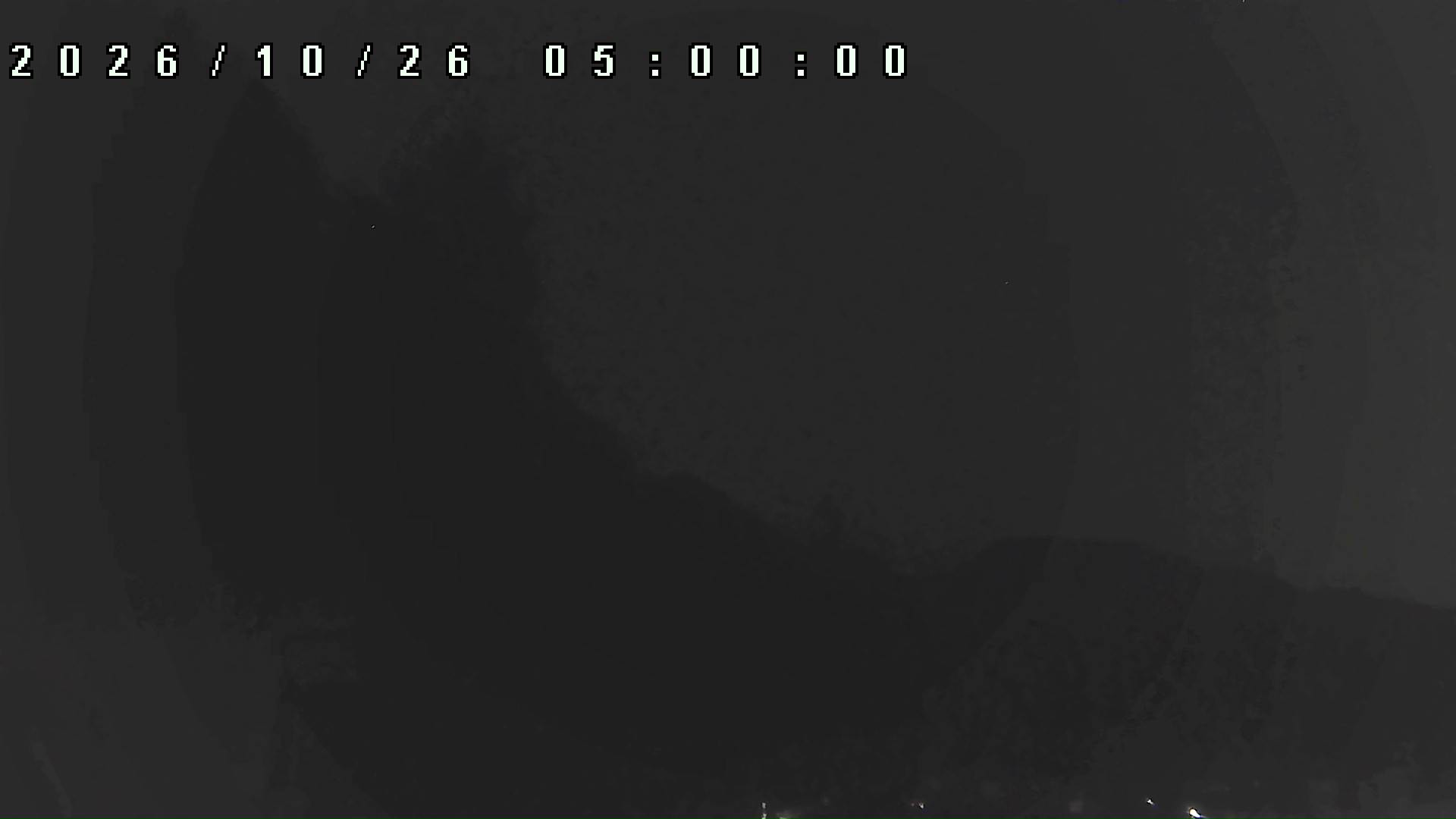 2026年10月26日 05:00ごろの金剛山登山口周辺の空