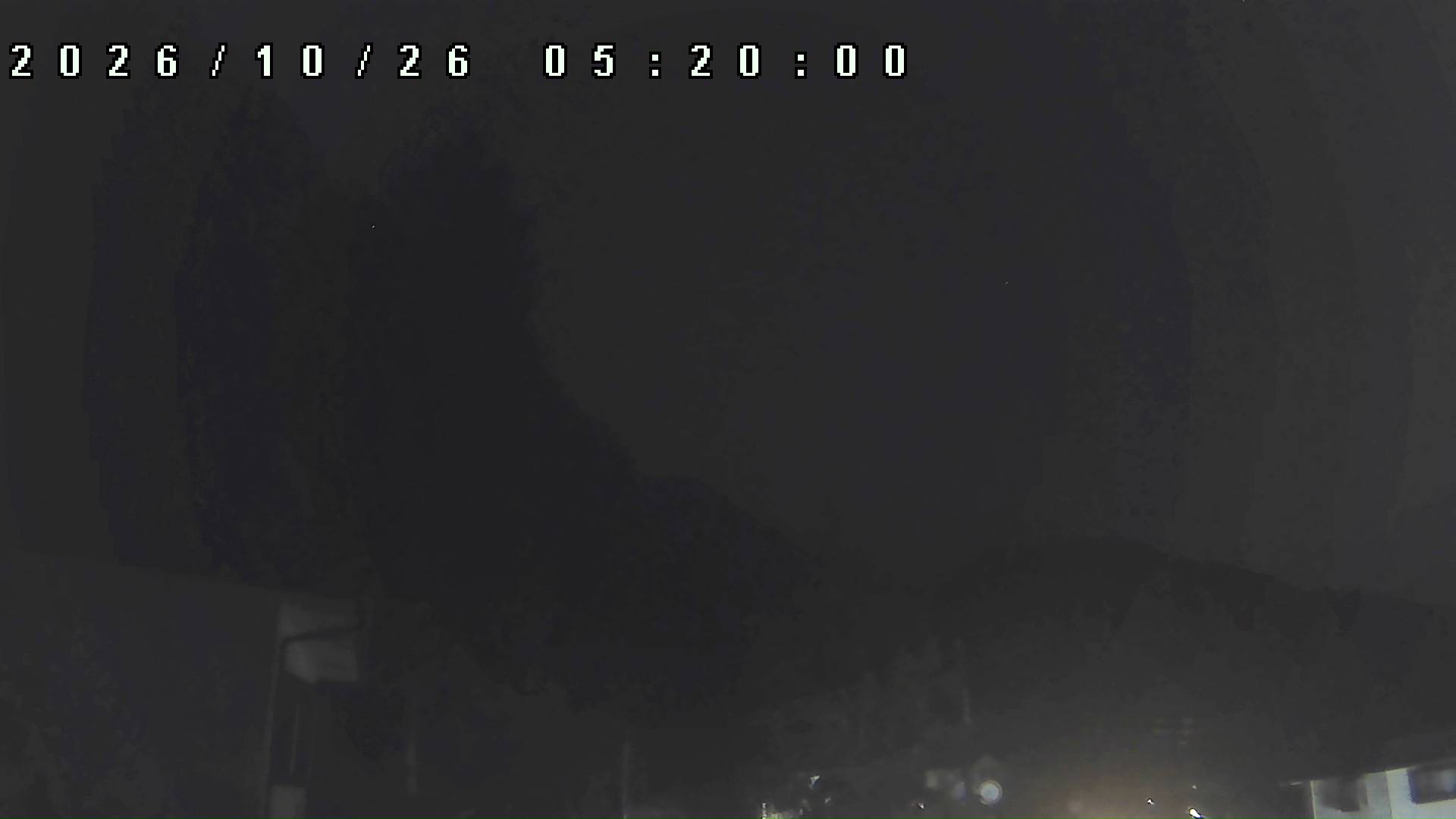 2026年10月26日 05:20ごろの金剛山登山口周辺の空