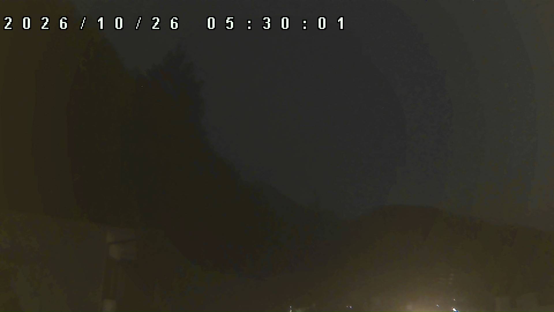 2026年10月26日 05:30ごろの金剛山登山口周辺の空