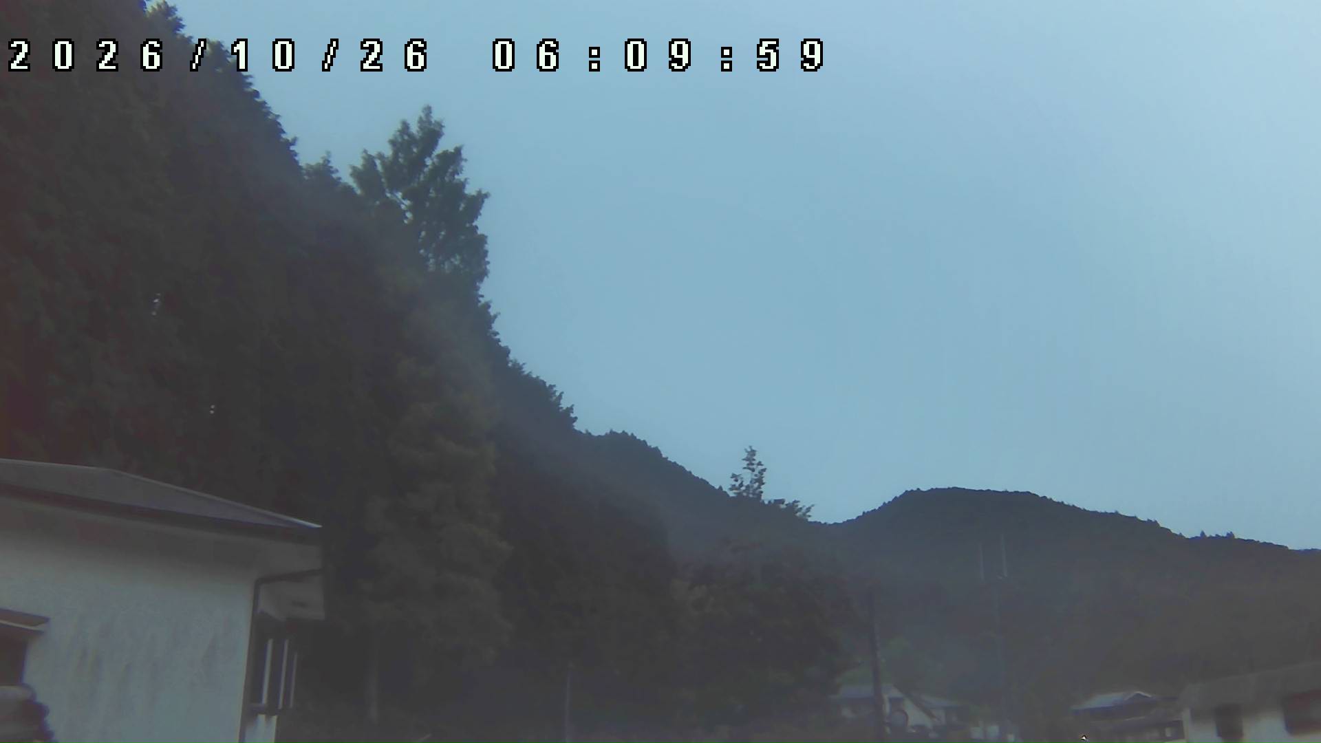 2026年10月26日 06:10ごろの金剛山登山口周辺の空