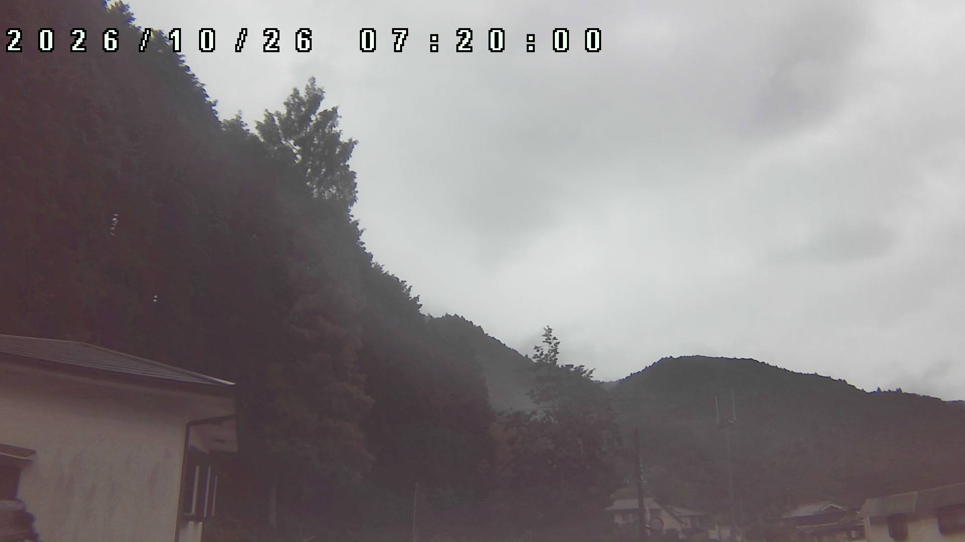 2026年10月26日 07:20ごろの金剛山登山口周辺の空