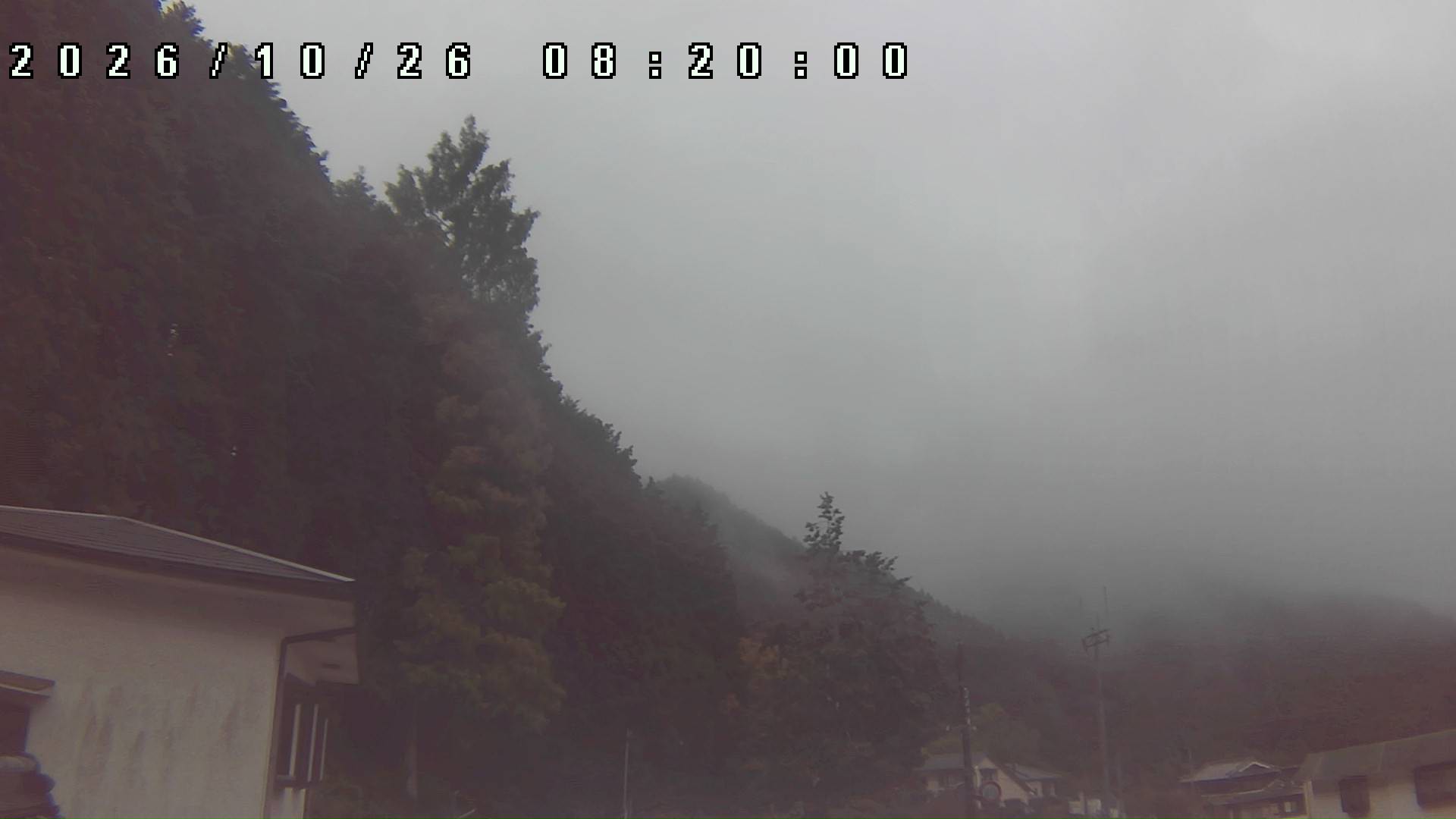 2026年10月26日 08:20ごろの金剛山登山口周辺の空