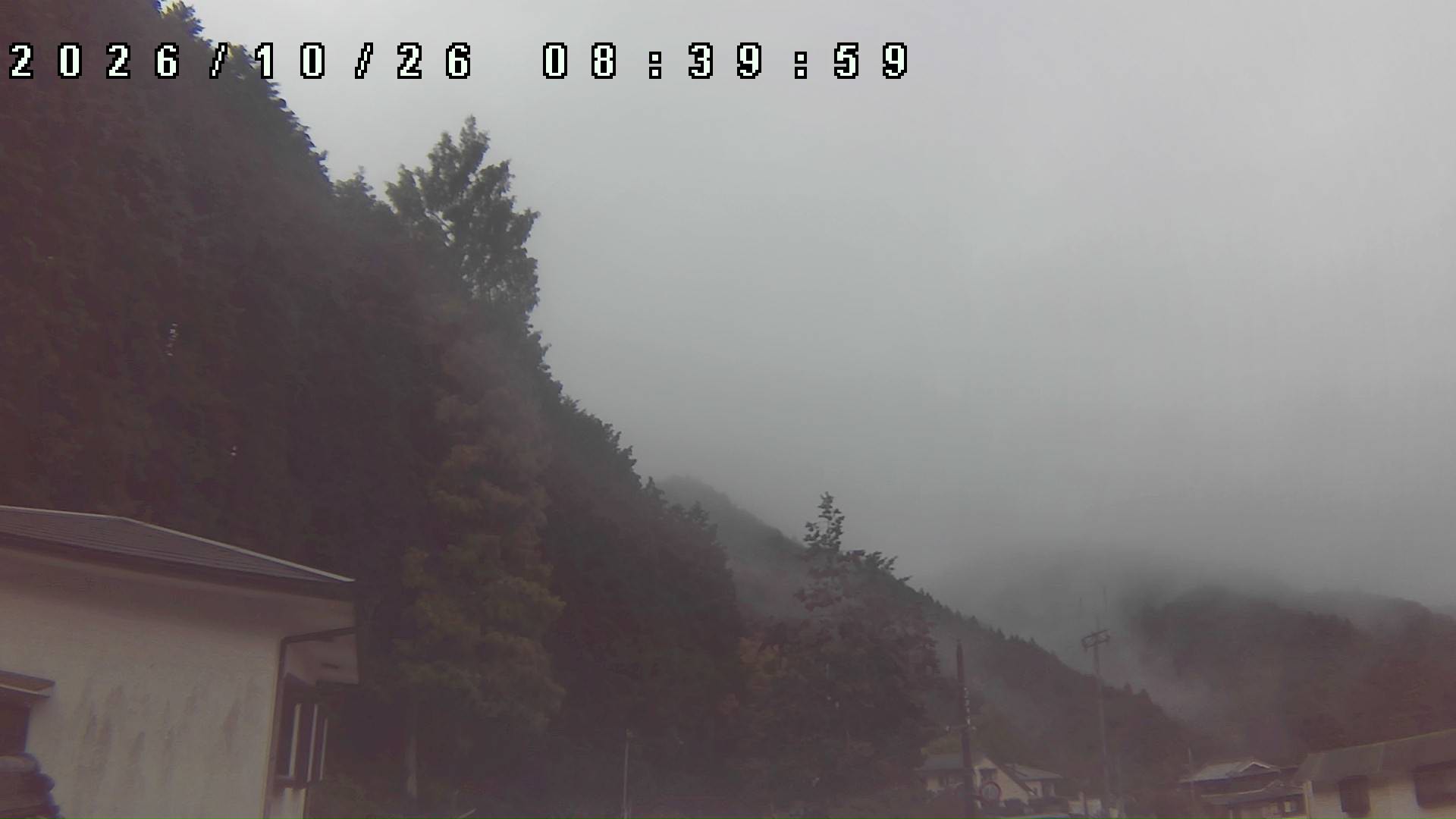 2026年10月26日 08:40ごろの金剛山登山口周辺の空