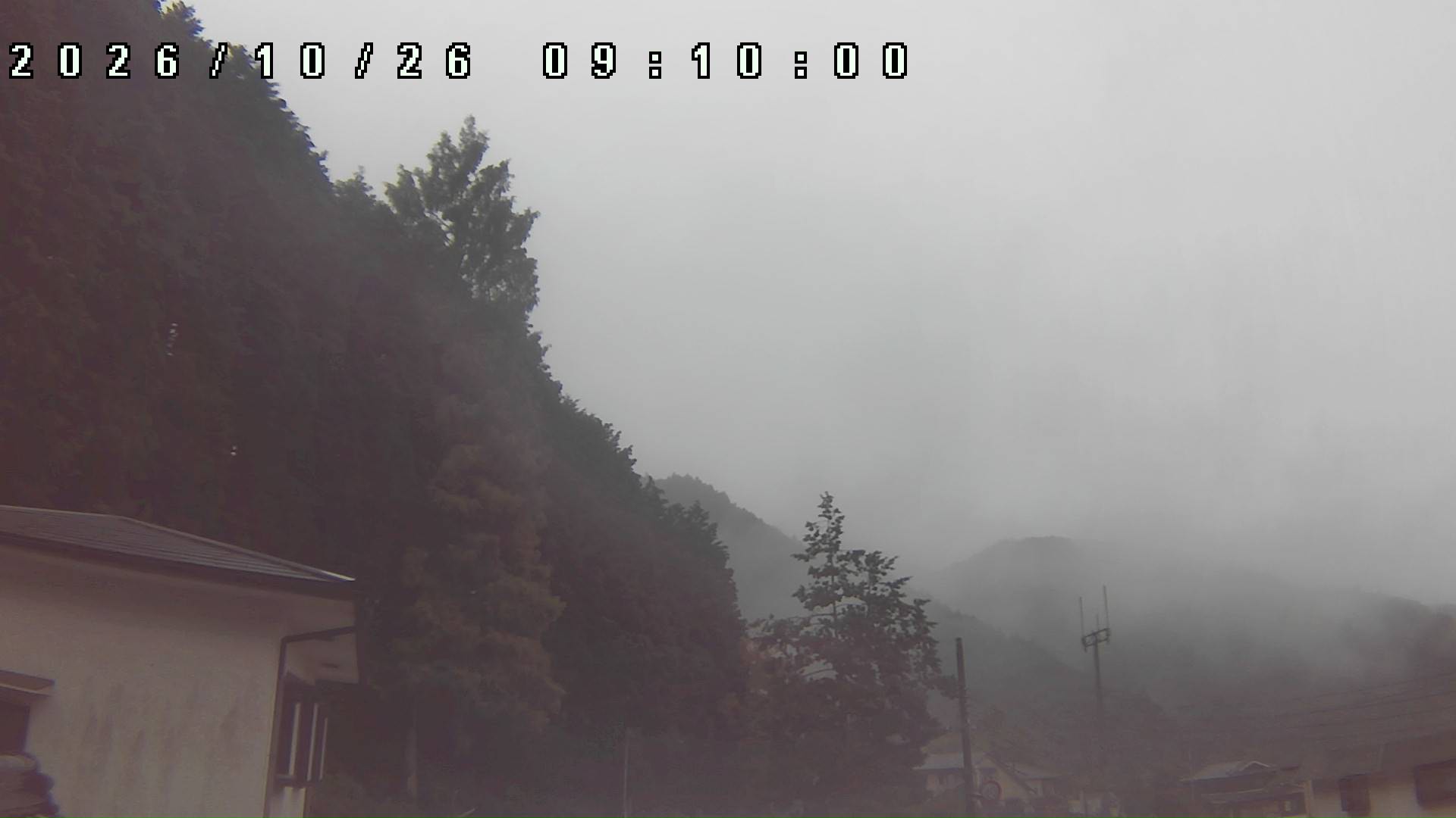 2026年10月26日 09:10ごろの金剛山登山口周辺の空