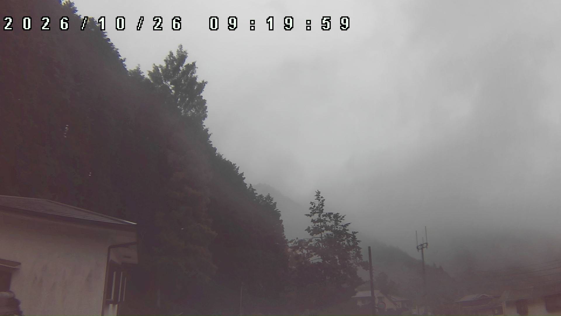 2026年10月26日 09:20ごろの金剛山登山口周辺の空