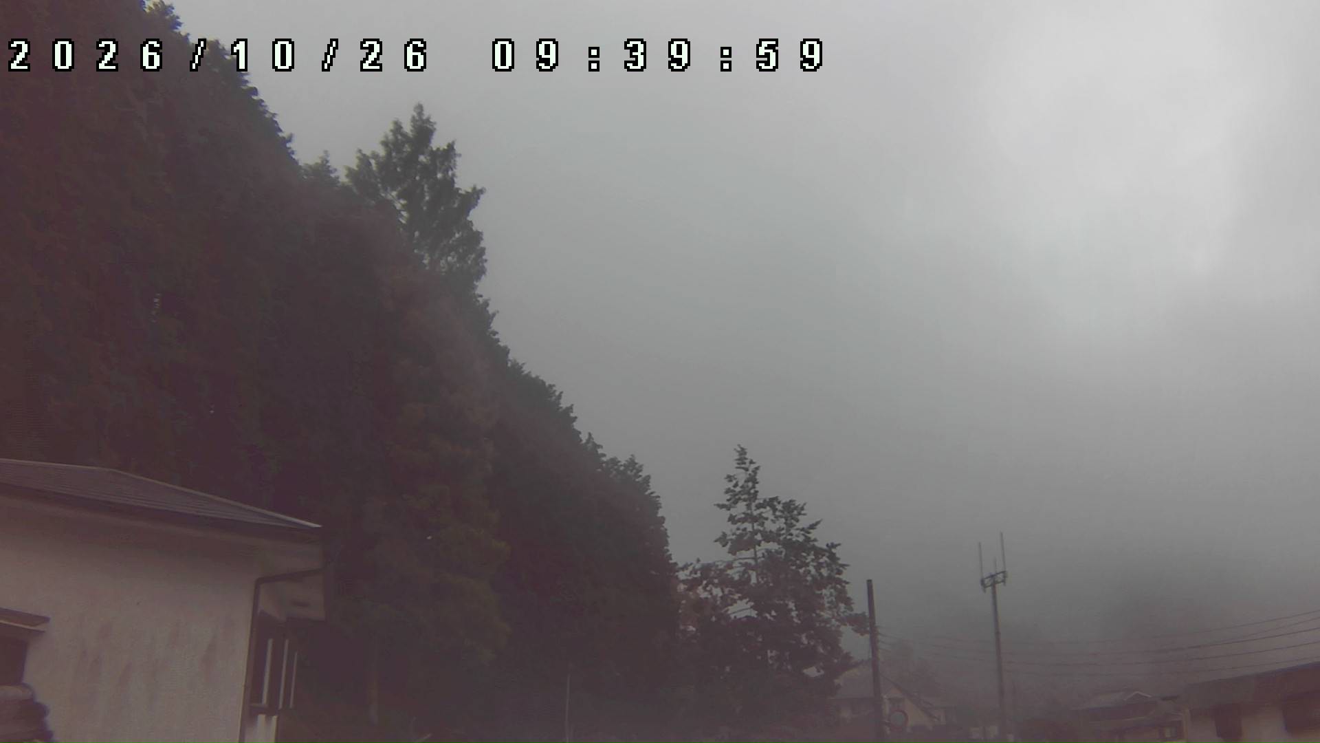 2026年10月26日 09:40ごろの金剛山登山口周辺の空