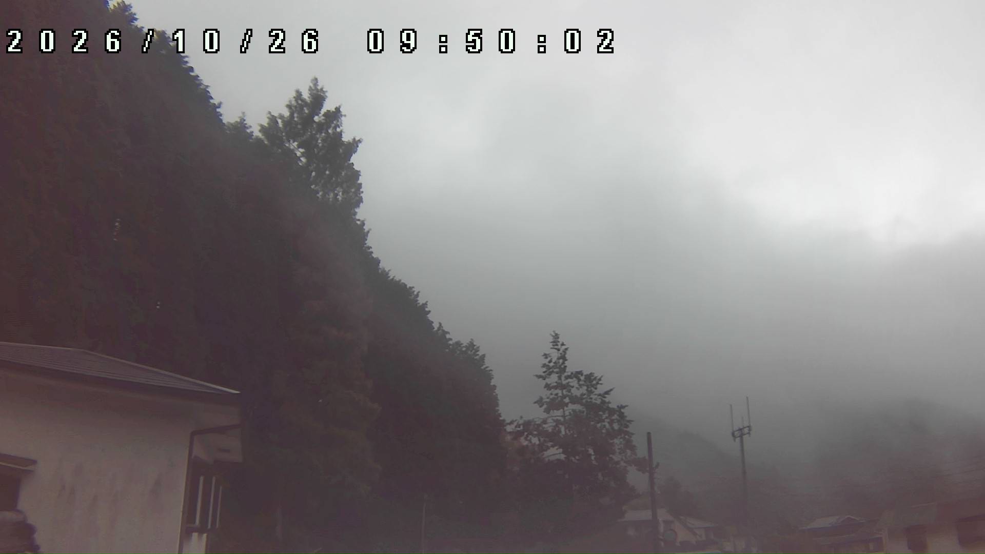 2026年10月26日 09:50ごろの金剛山登山口周辺の空