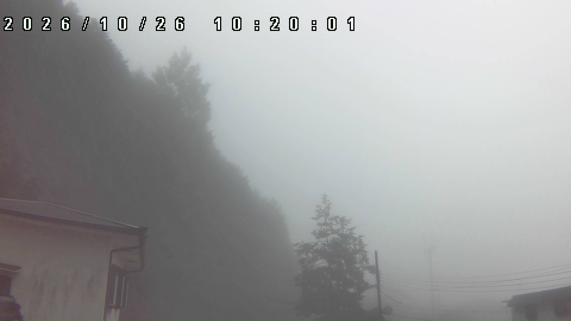 2026年10月26日 10:20ごろの金剛山登山口周辺の空