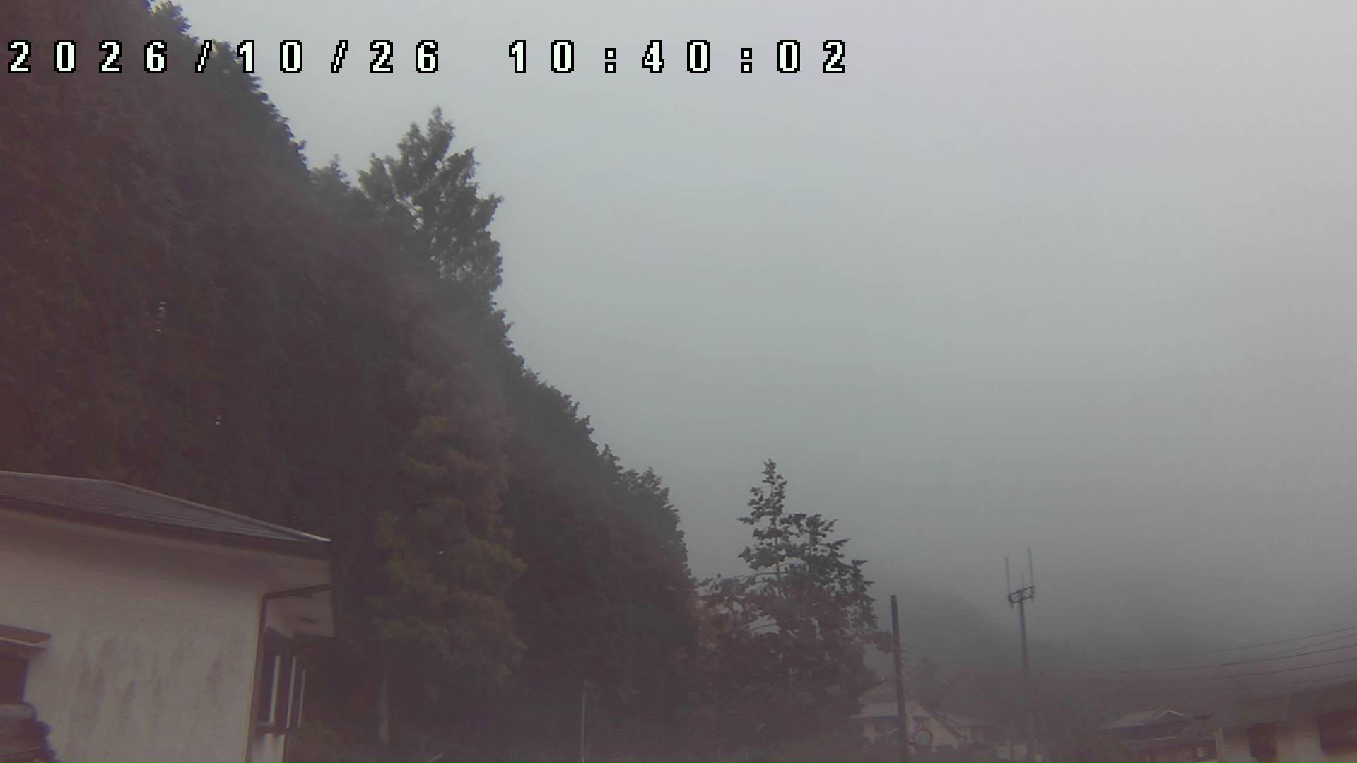 2026年10月26日 10:40ごろの金剛山登山口周辺の空