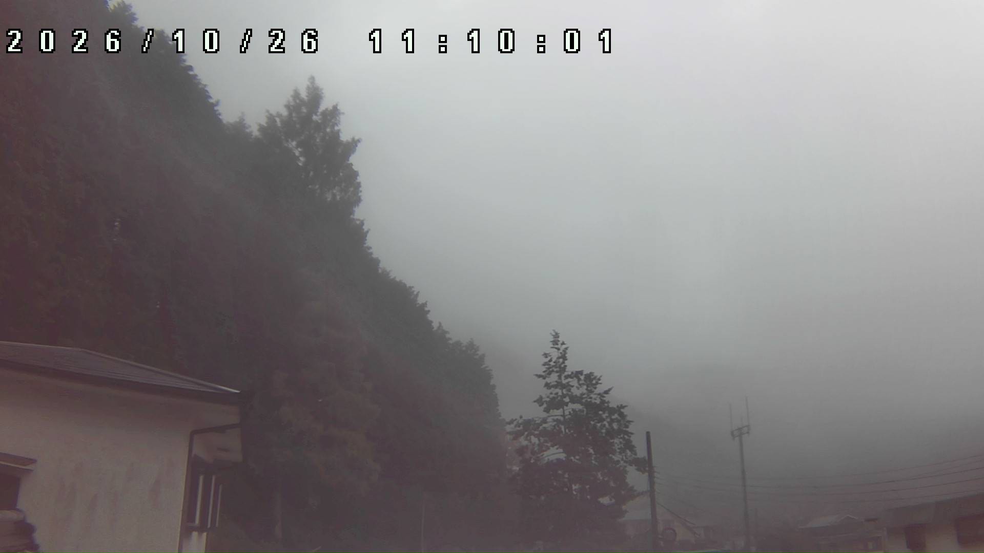 2026年10月26日 11:10ごろの金剛山登山口周辺の空