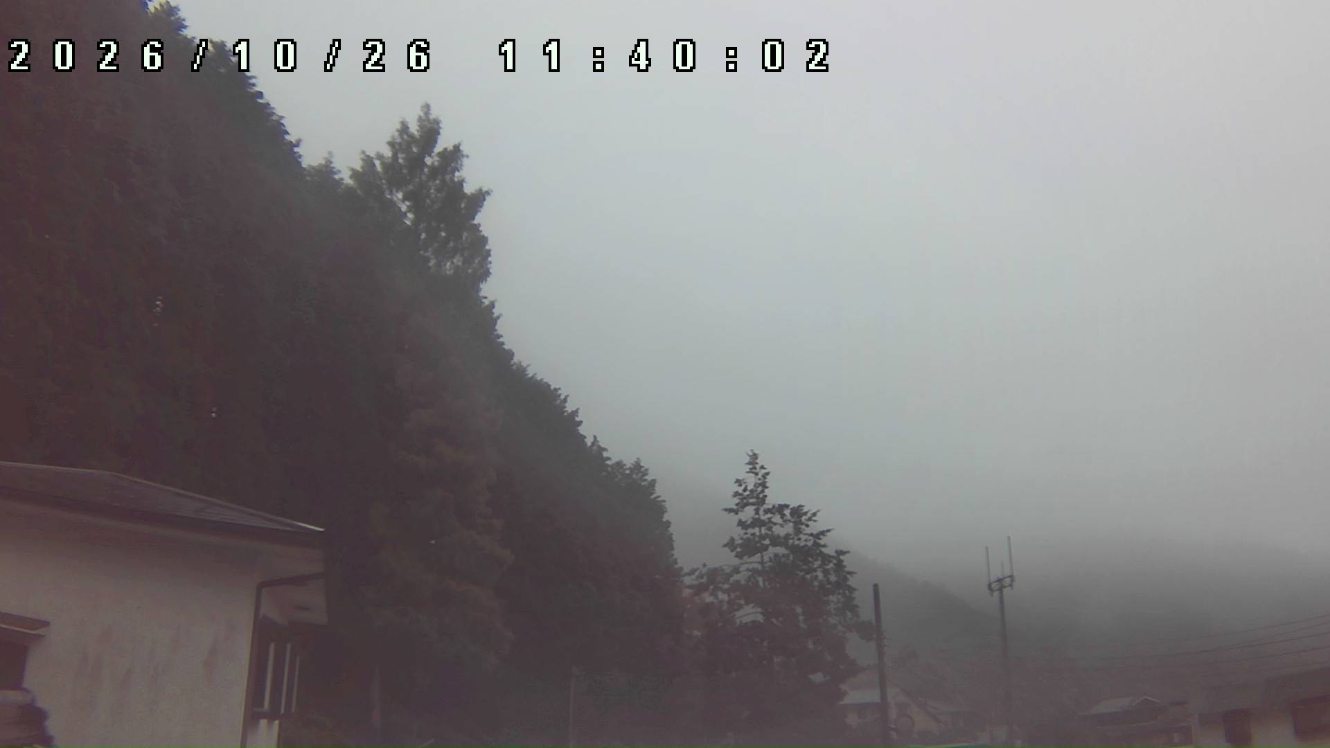 2026年10月26日 11:40ごろの金剛山登山口周辺の空