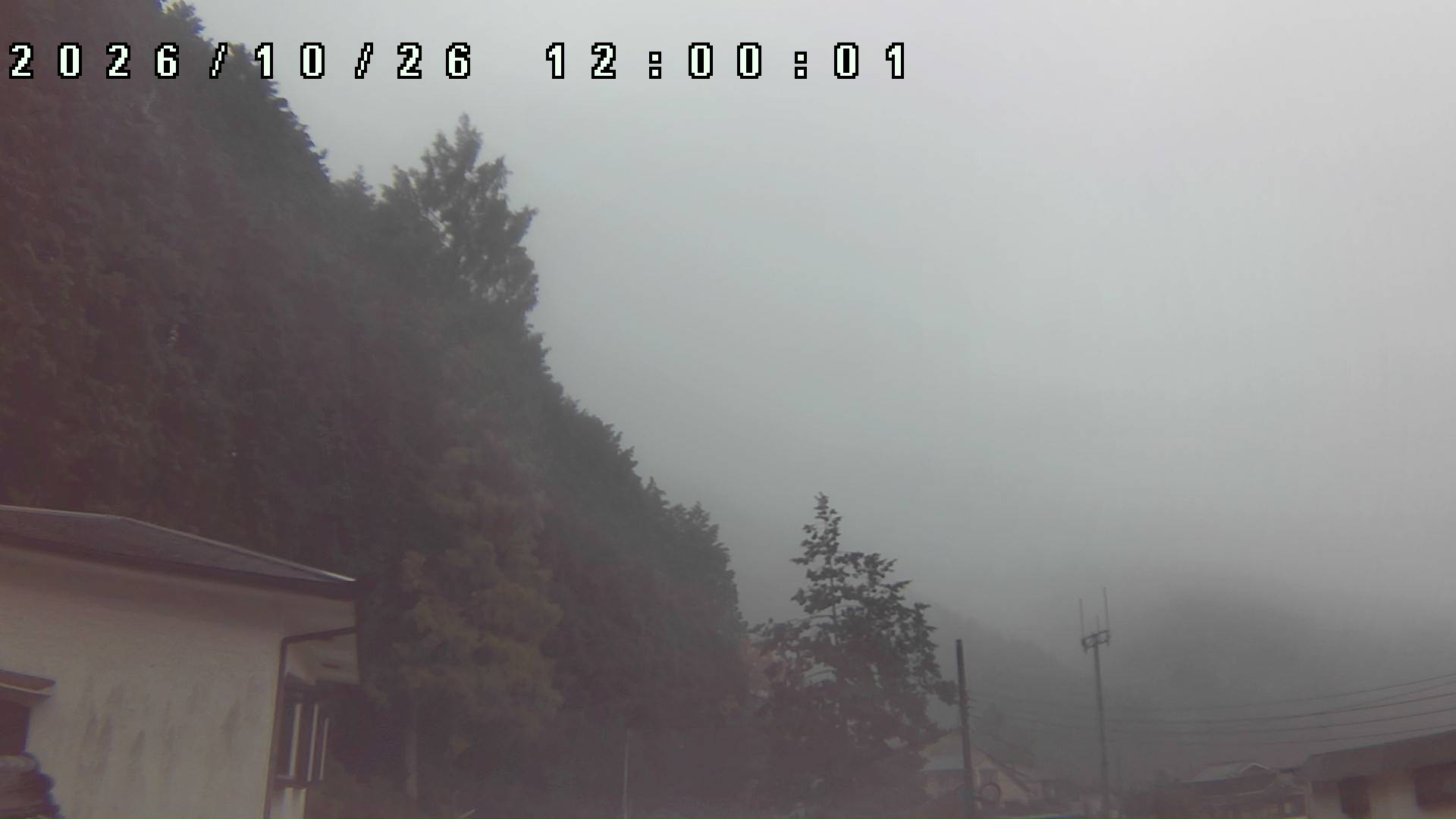 2026年10月26日 12:00ごろの金剛山登山口周辺の空