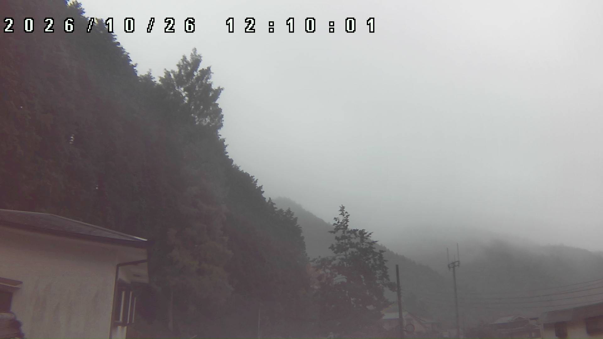 2026年10月26日 12:10ごろの金剛山登山口周辺の空