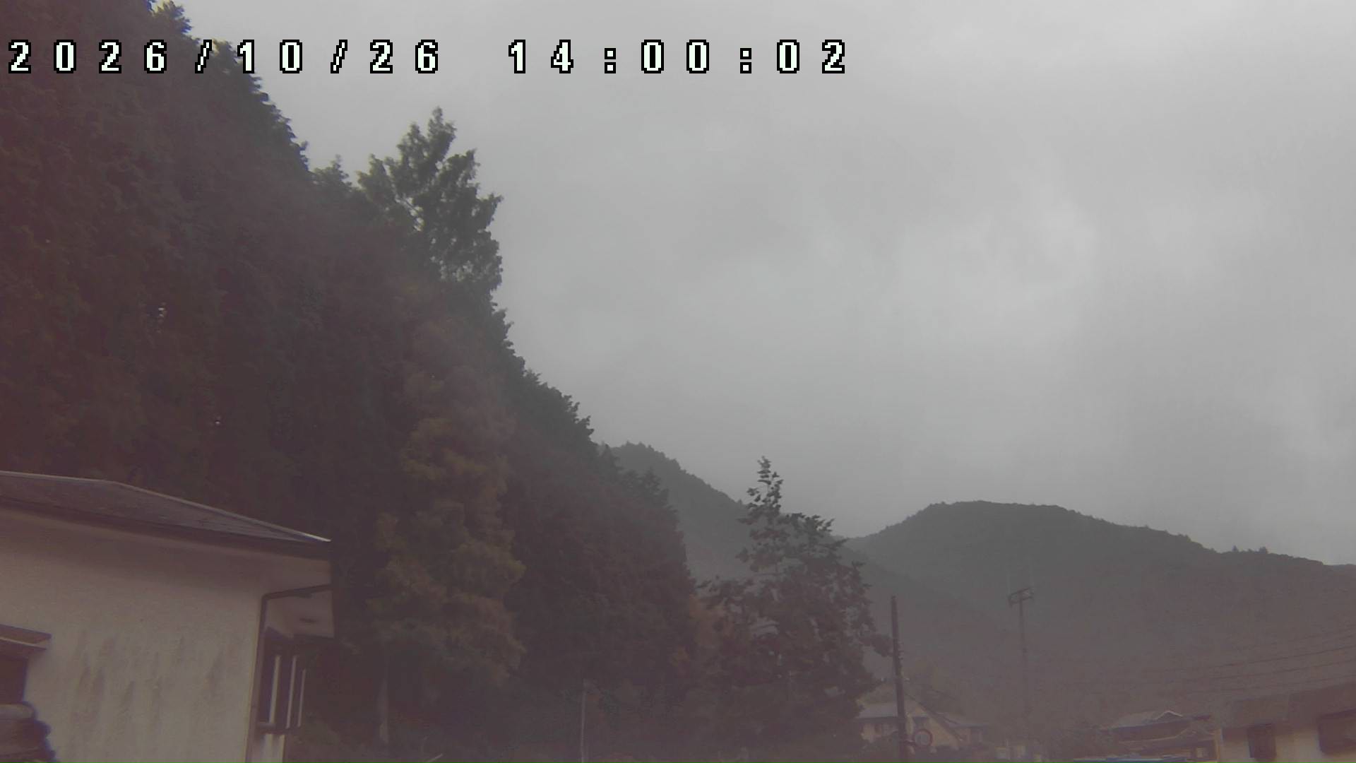 2026年10月26日 14:00ごろの金剛山登山口周辺の空