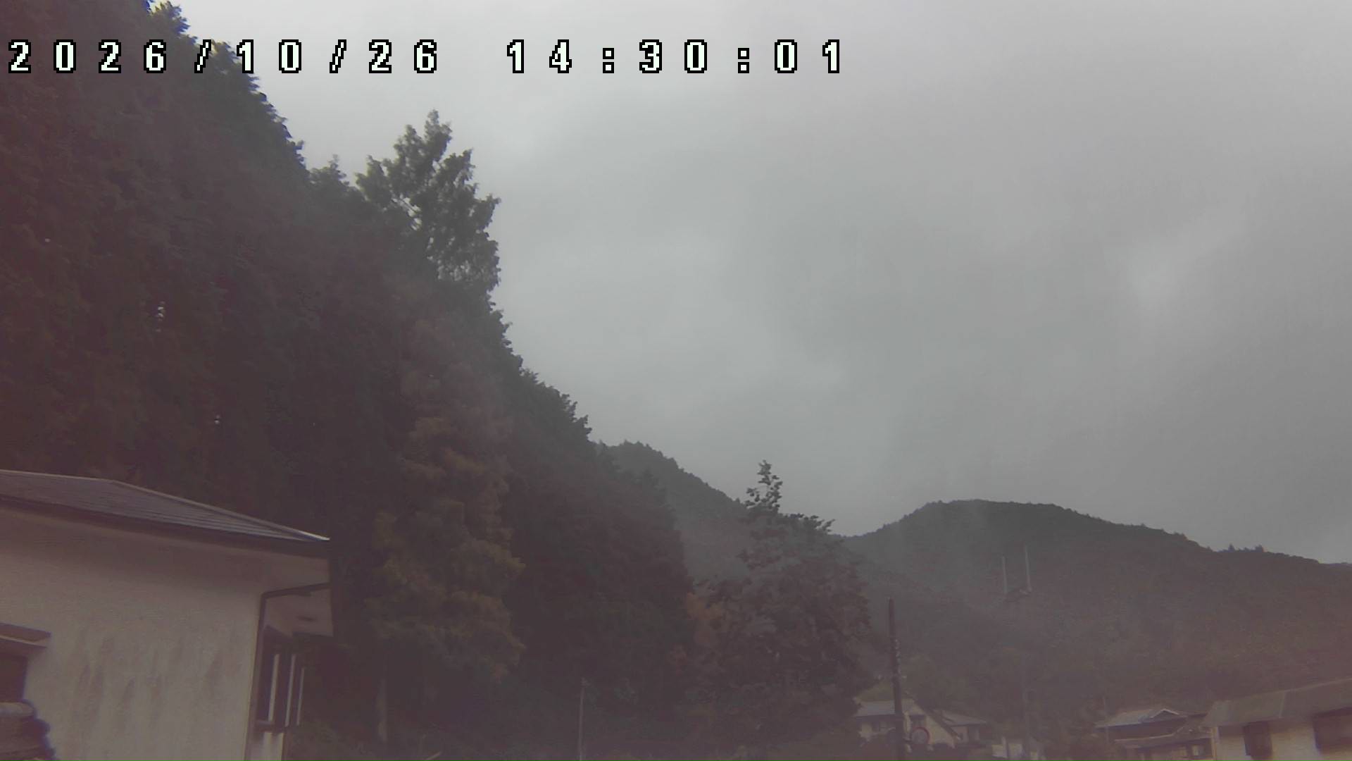 2026年10月26日 14:30ごろの金剛山登山口周辺の空