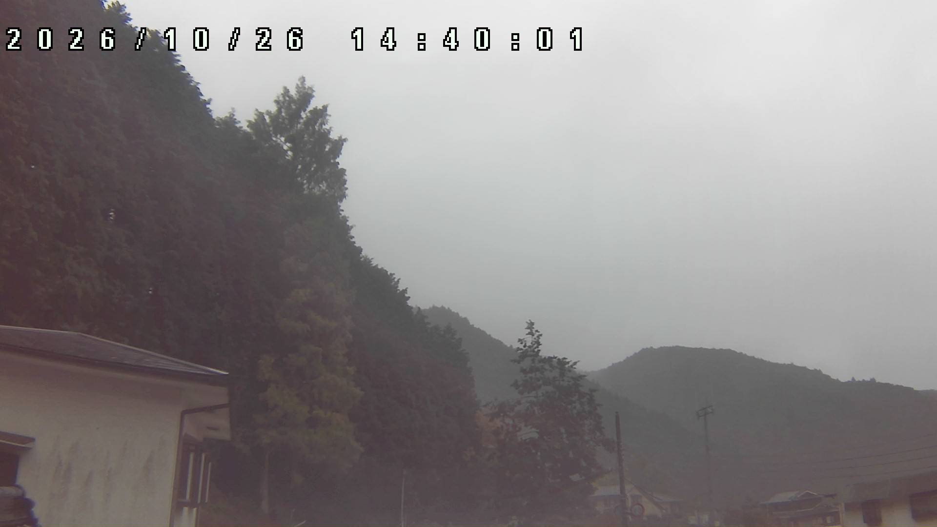 2026年10月26日 14:40ごろの金剛山登山口周辺の空