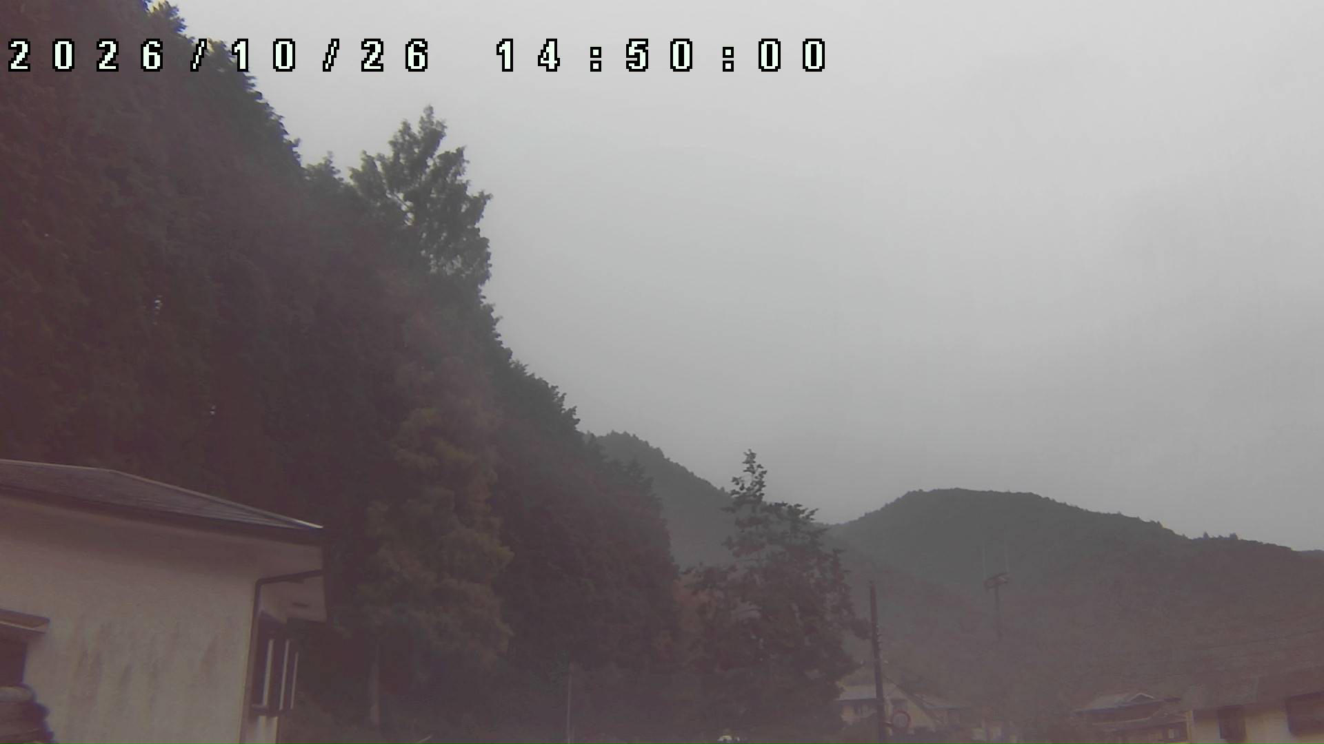 2026年10月26日 14:50ごろの金剛山登山口周辺の空