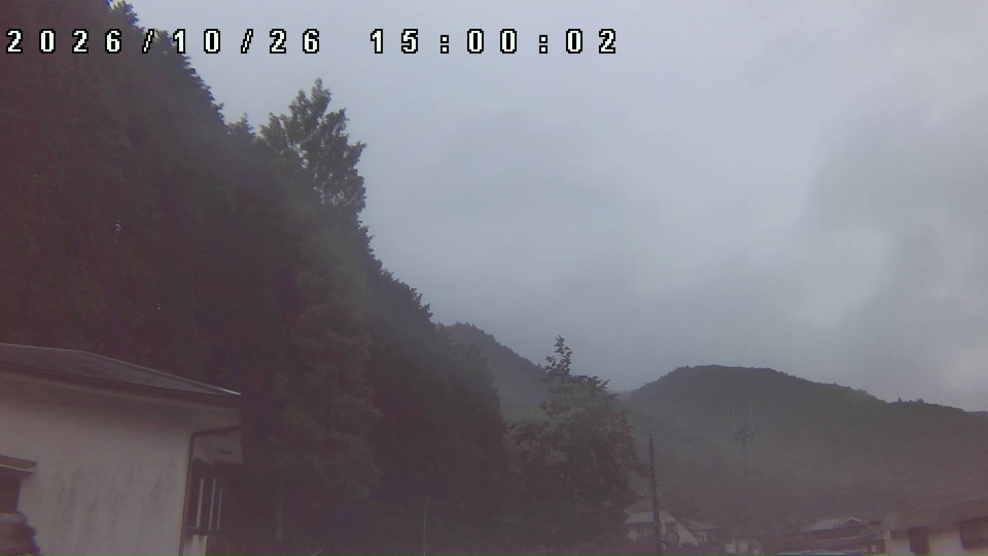 2026年10月26日 15:00ごろの金剛山登山口周辺の空