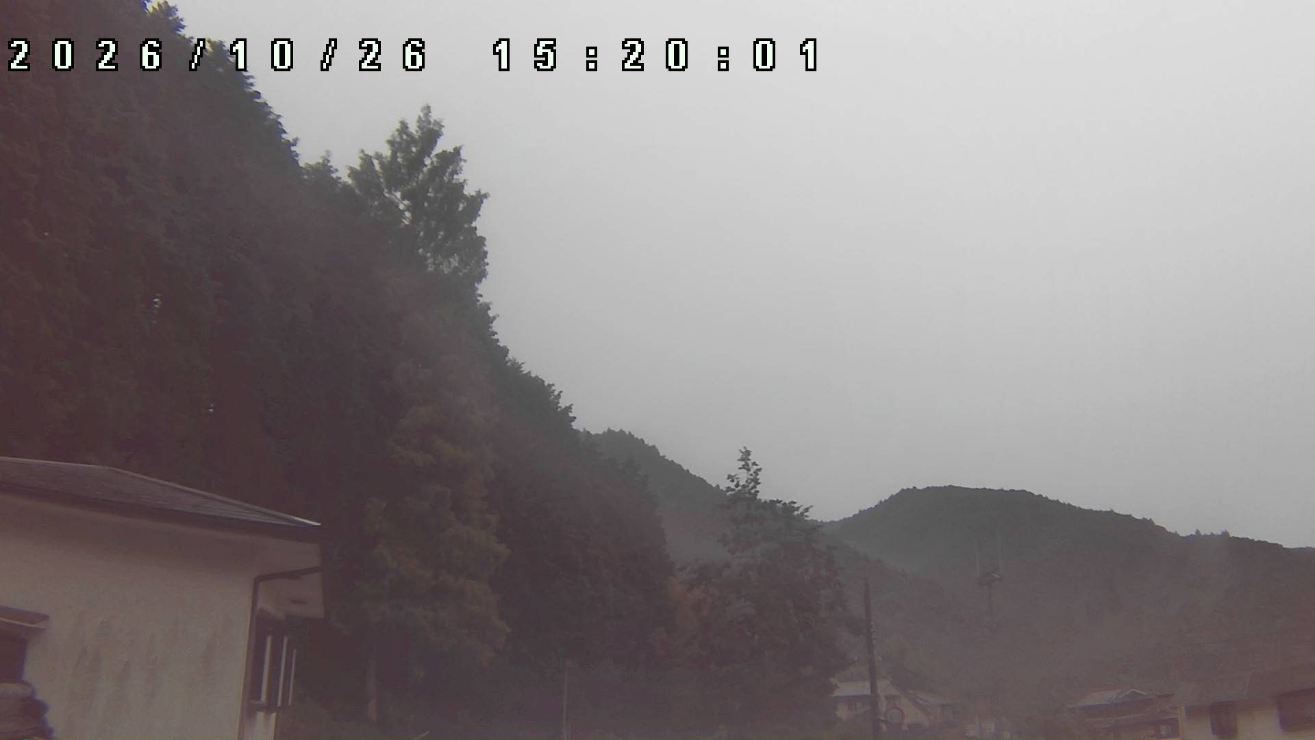2026年10月26日 15:20ごろの金剛山登山口周辺の空