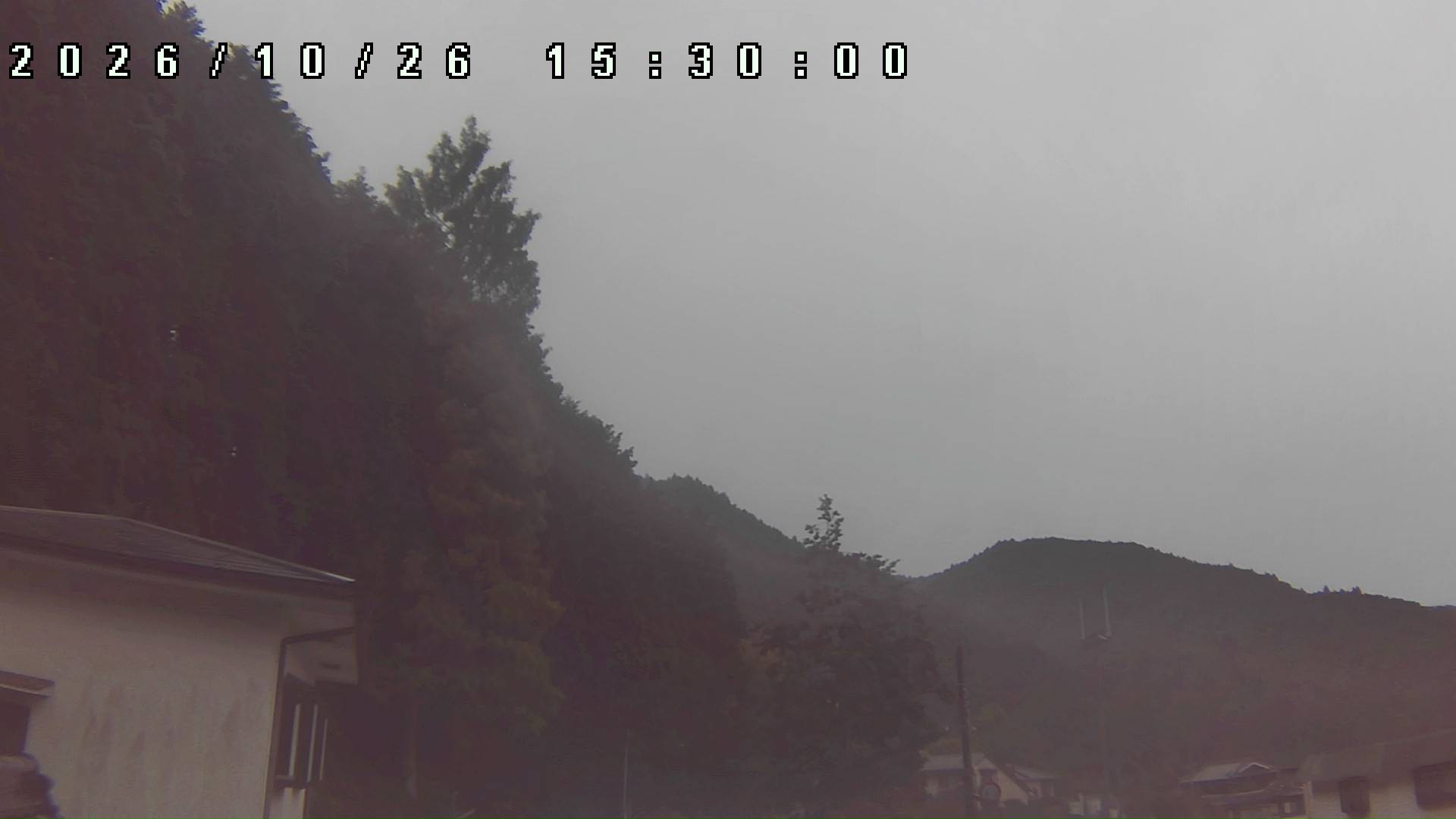 2026年10月26日 15:30ごろの金剛山登山口周辺の空