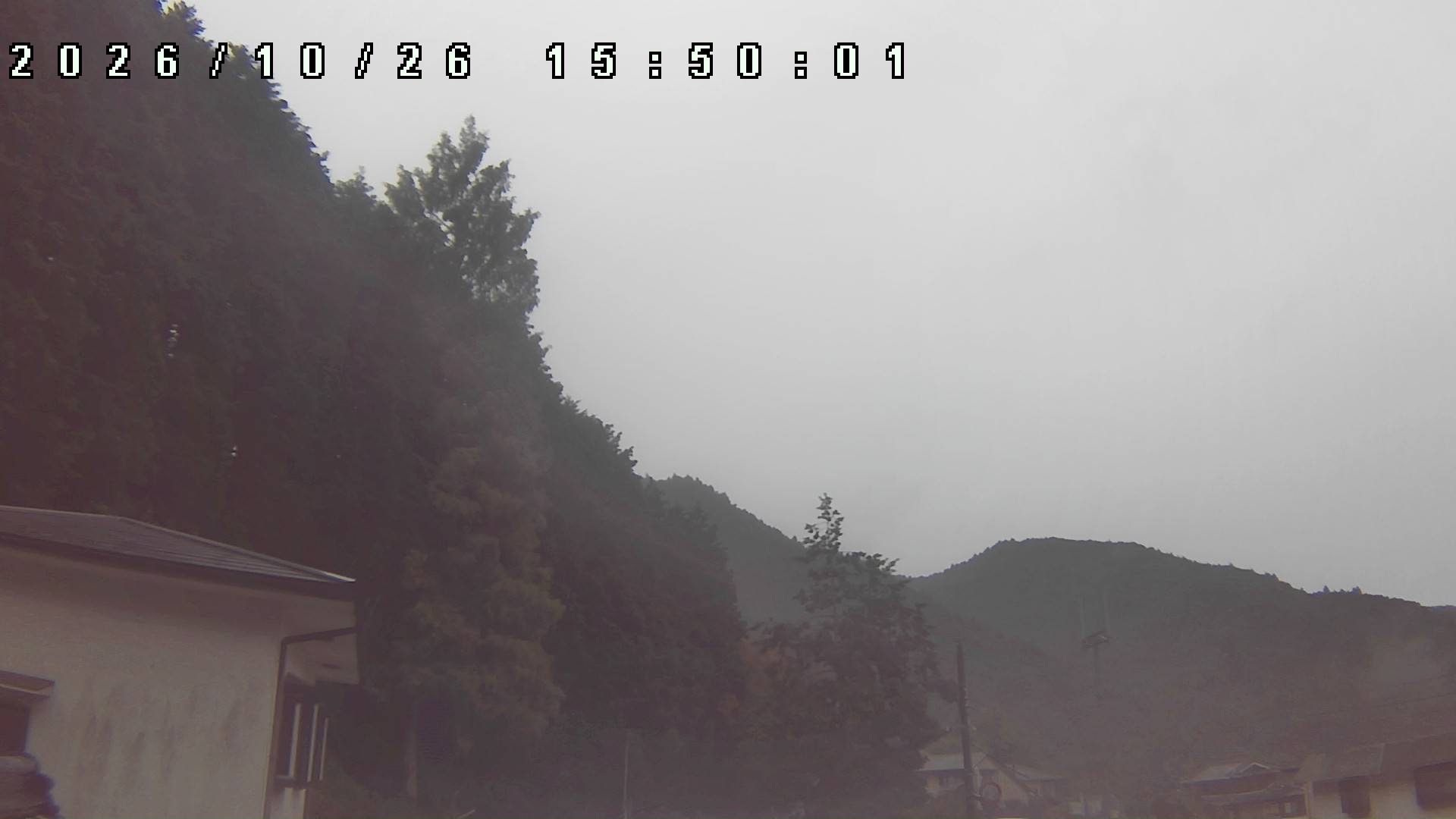 2026年10月26日 15:50ごろの金剛山登山口周辺の空