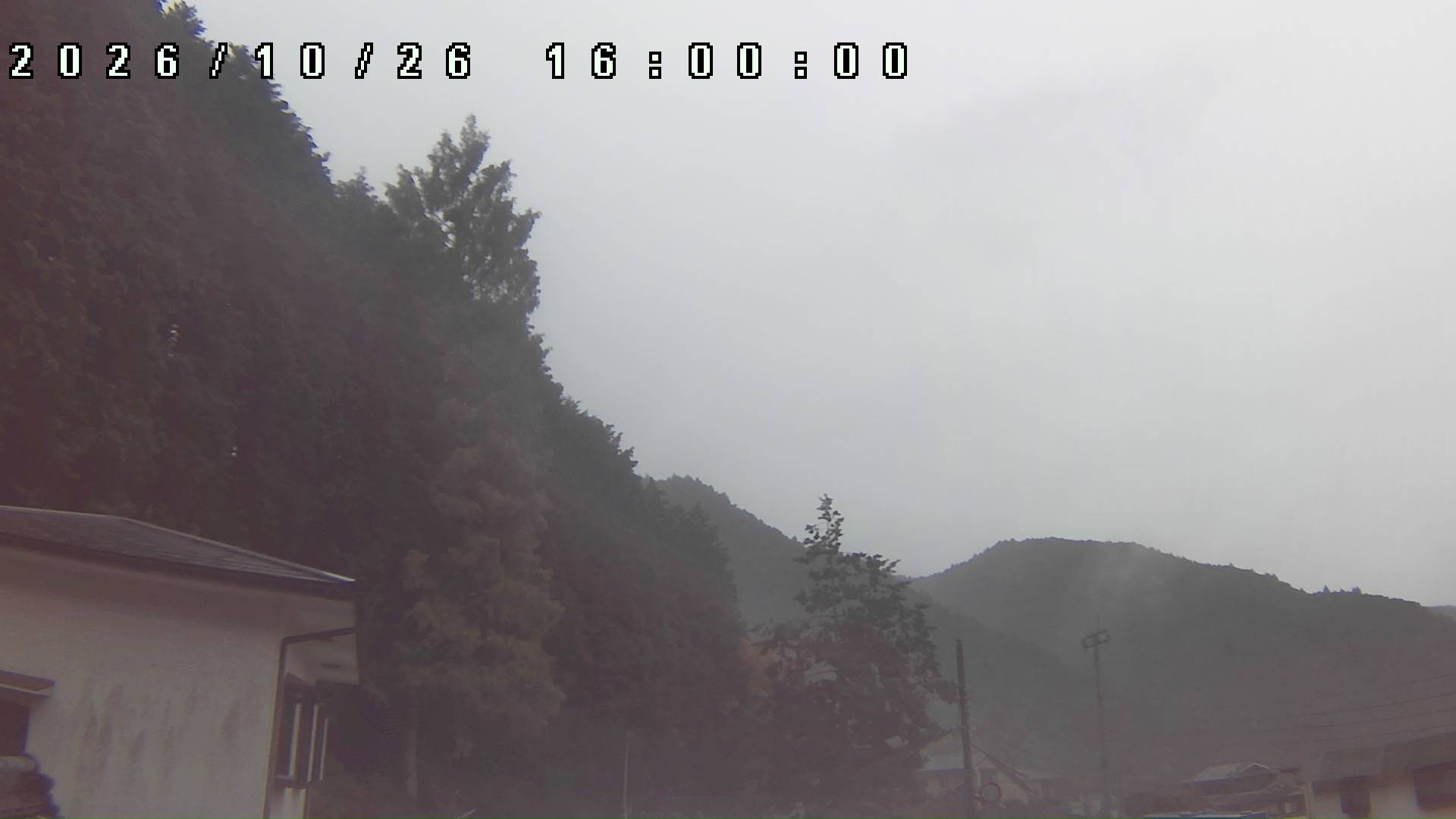 2026年10月26日 16:00ごろの金剛山登山口周辺の空