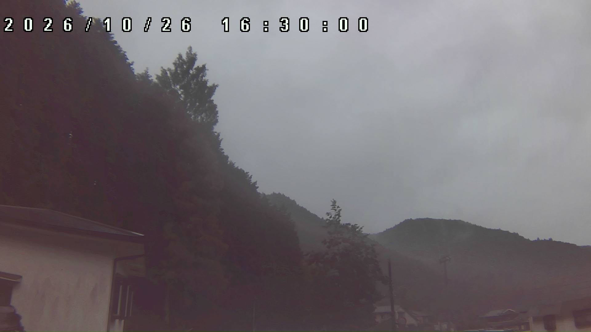 2026年10月26日 16:30ごろの金剛山登山口周辺の空