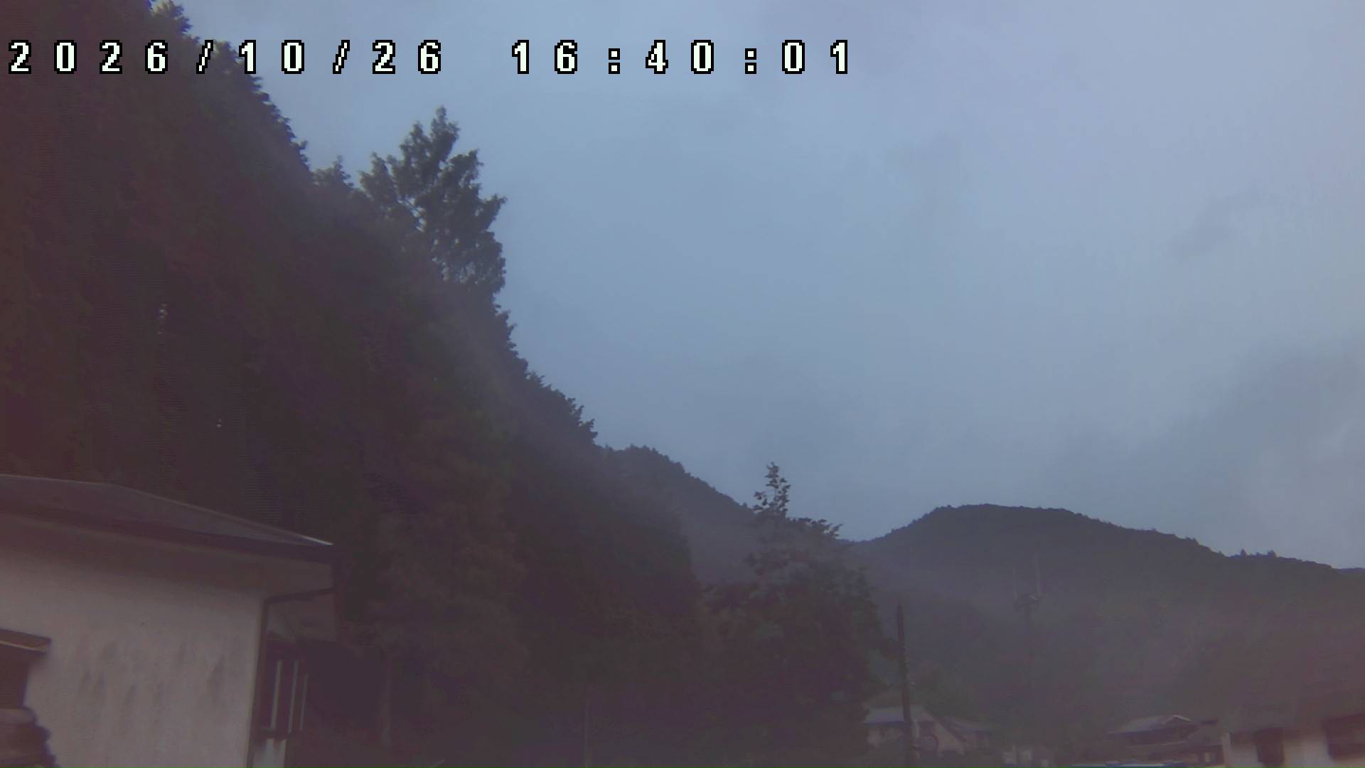 2026年10月26日 16:40ごろの金剛山登山口周辺の空