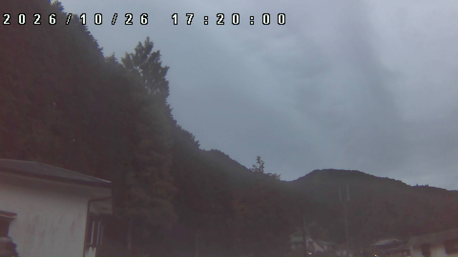 2026年10月26日 17:20ごろの金剛山登山口周辺の空