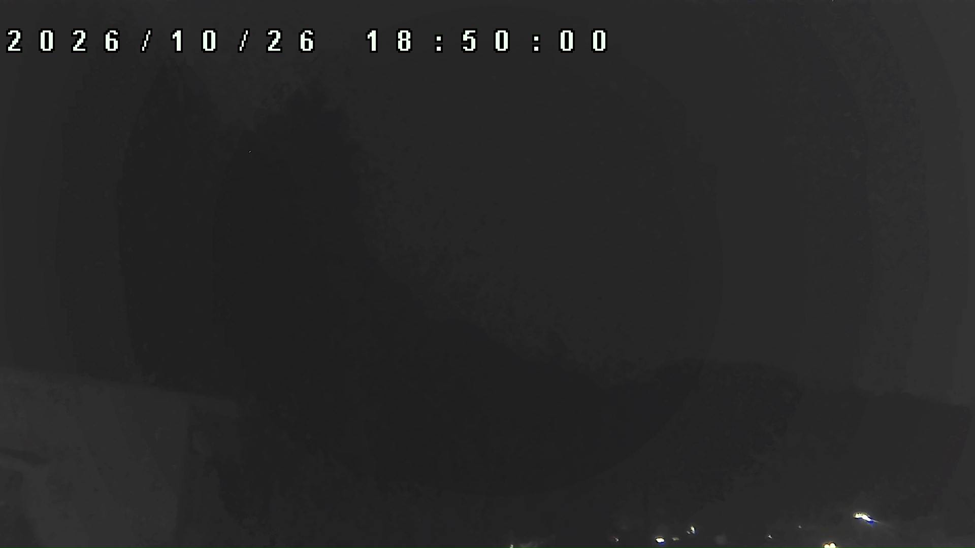 2026年10月26日 18:50ごろの金剛山登山口周辺の空